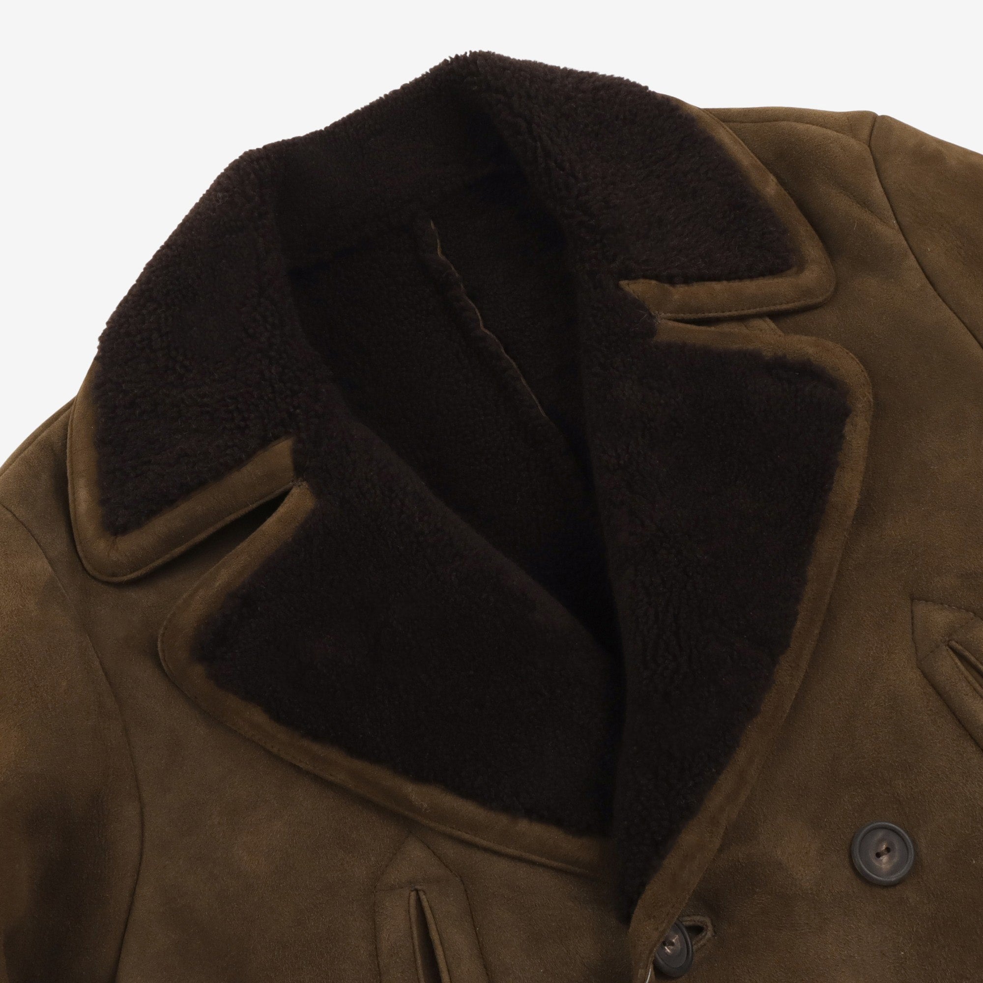 The Cromford Leather Shearling Coat