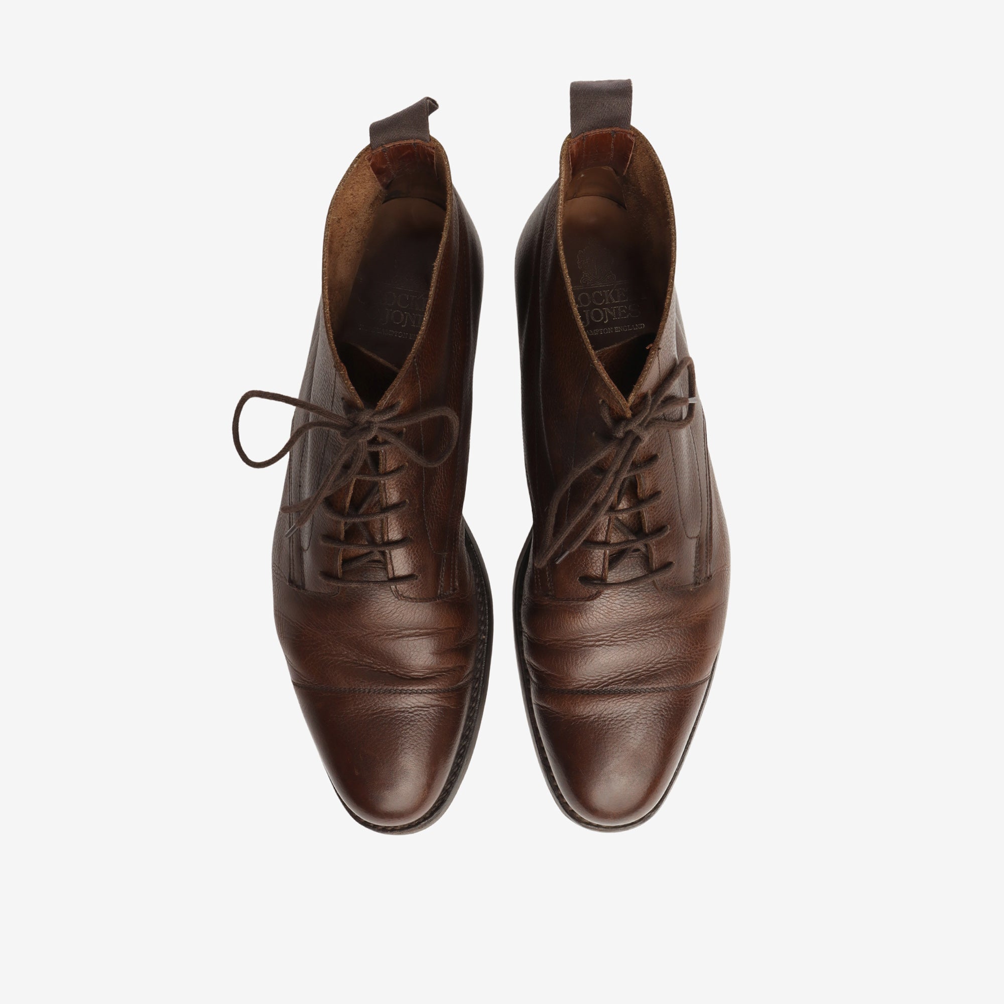 Grained Leather Wye Boot