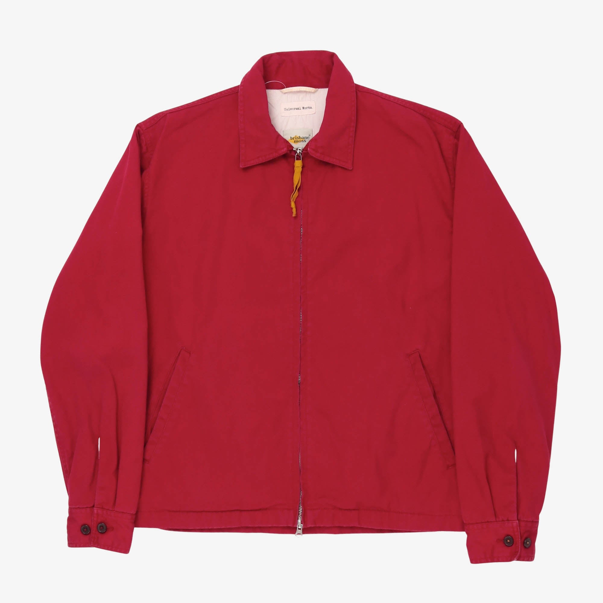 Cotton Twill Zip Jacket