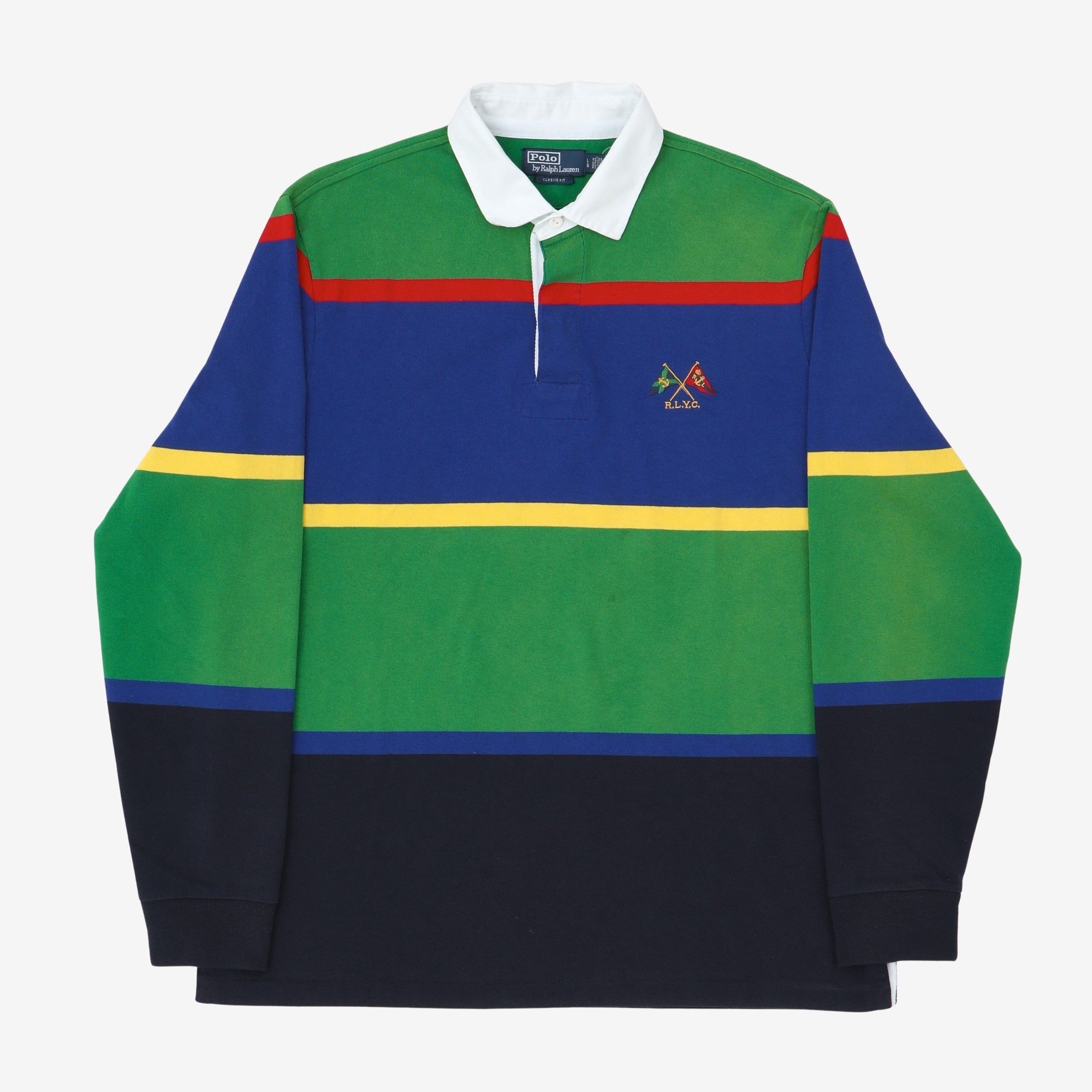 Striped Rugby Polo Shirt