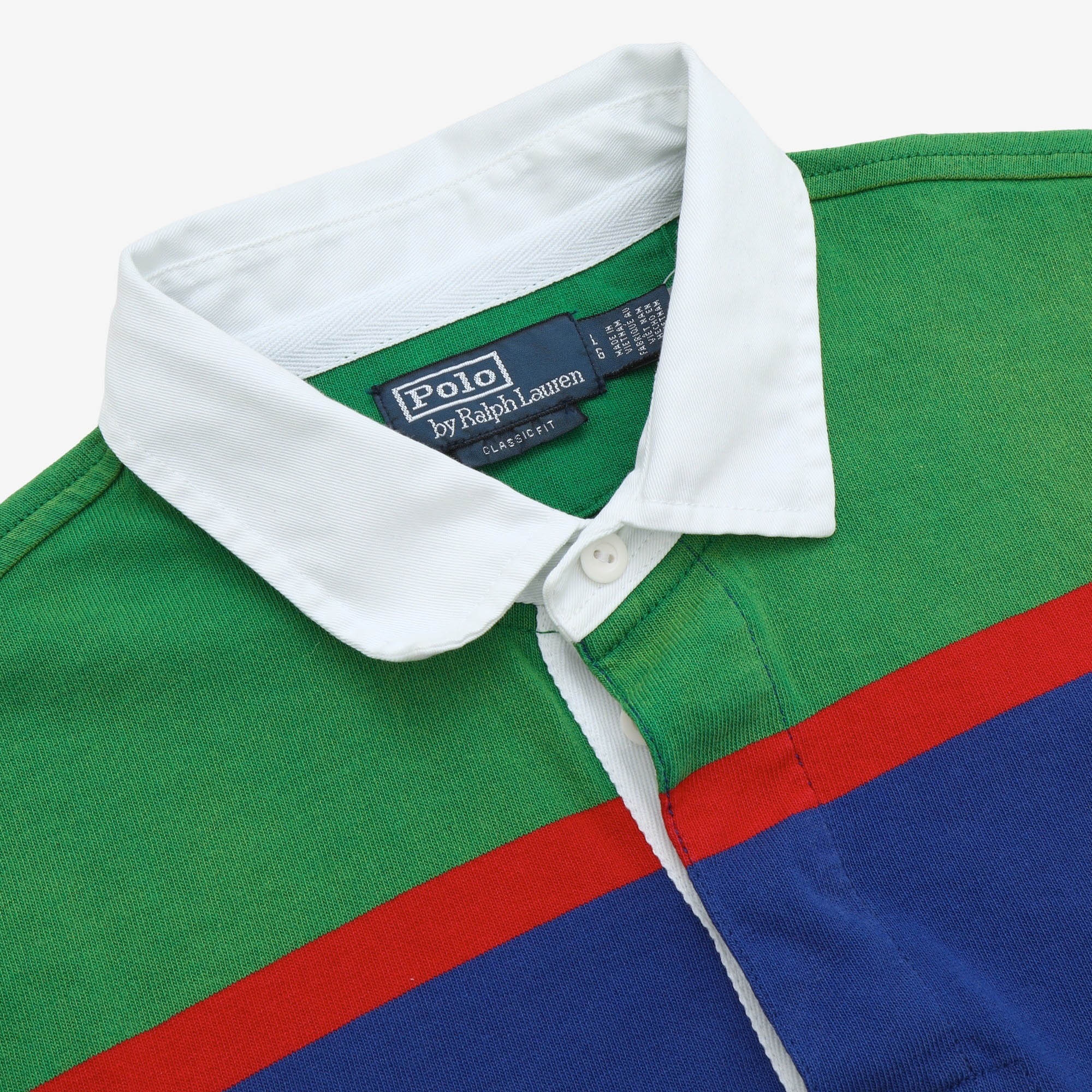 Striped Rugby Polo Shirt