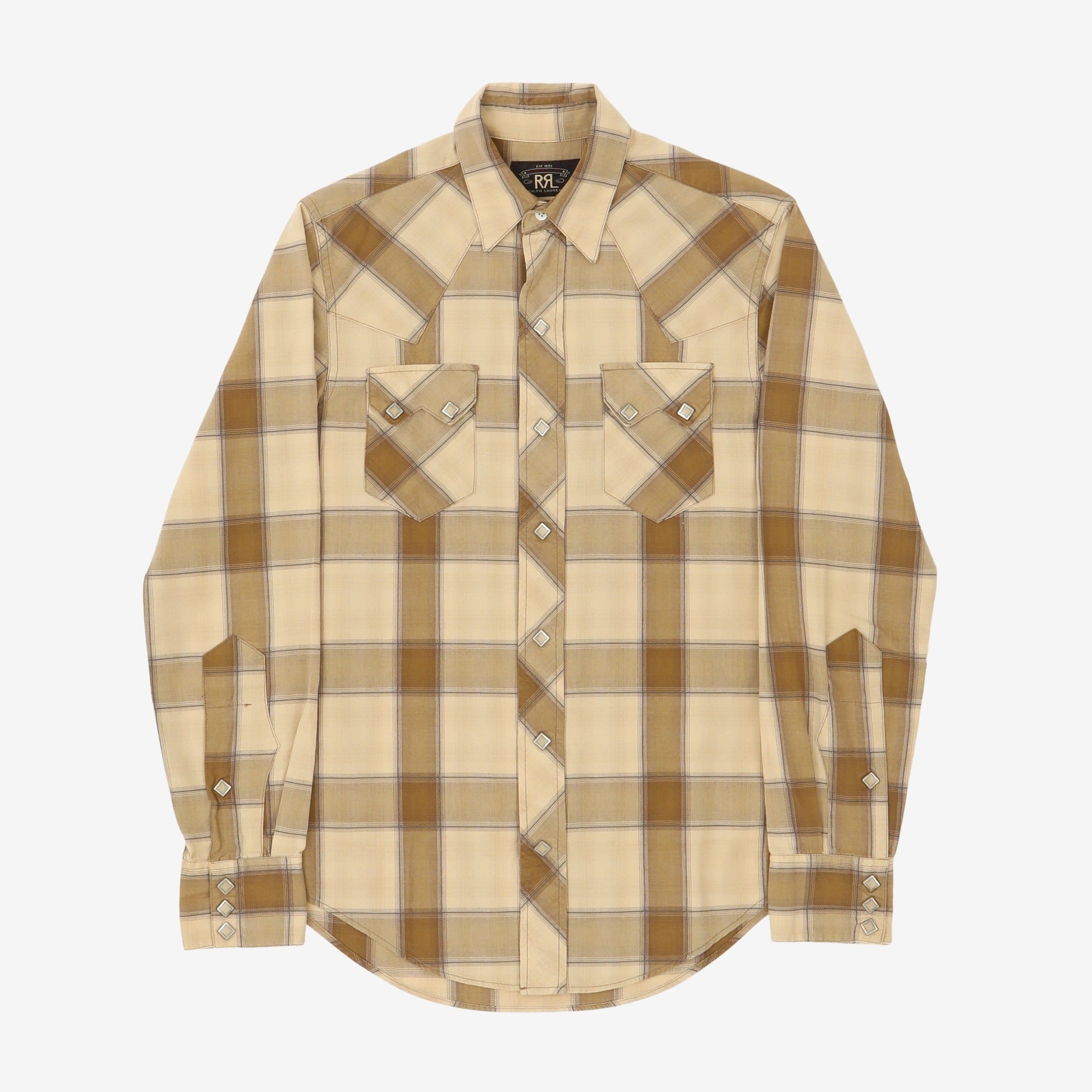 Sawtooth Check Western Shirt