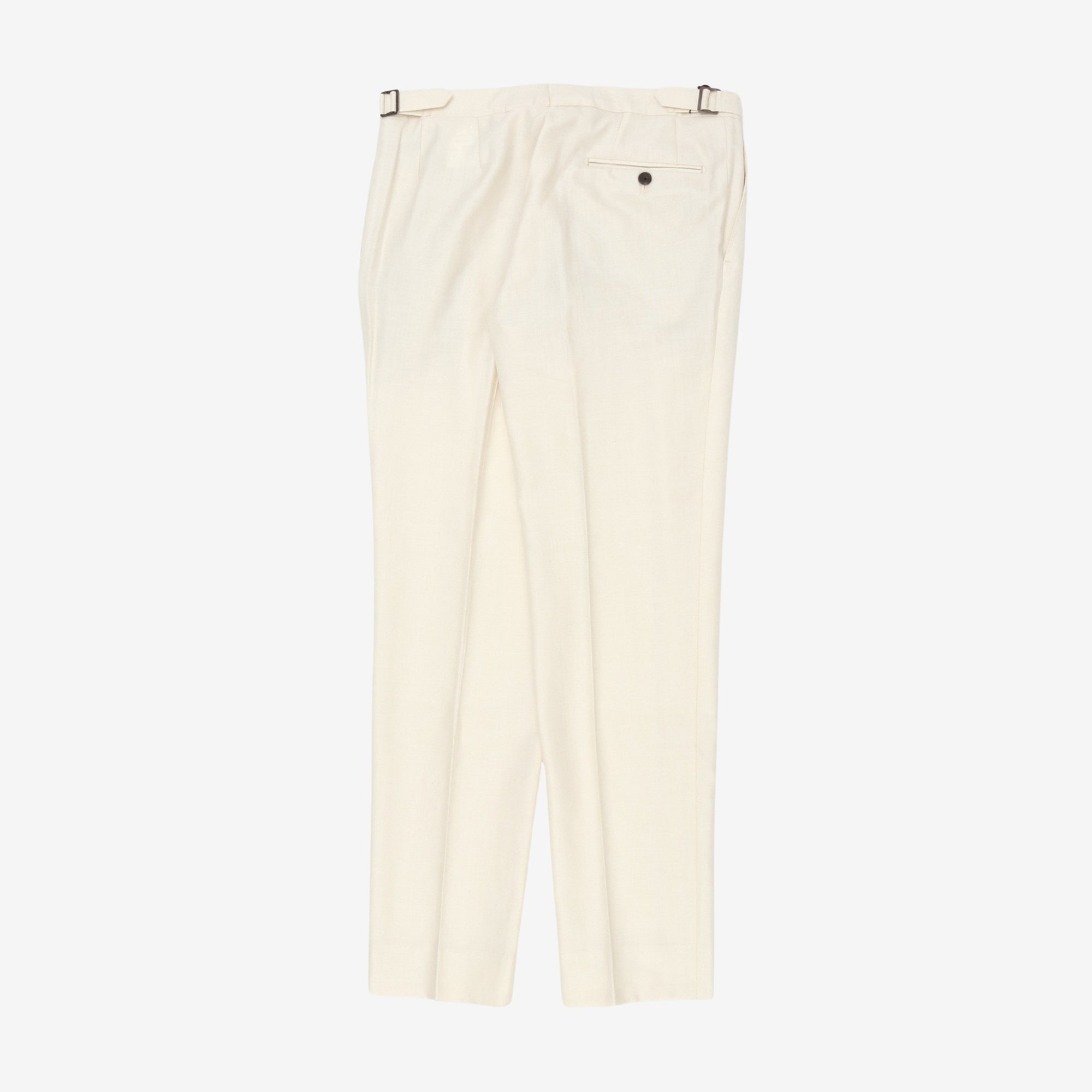 Pleated Wool Trouser (32W x 32.5L)