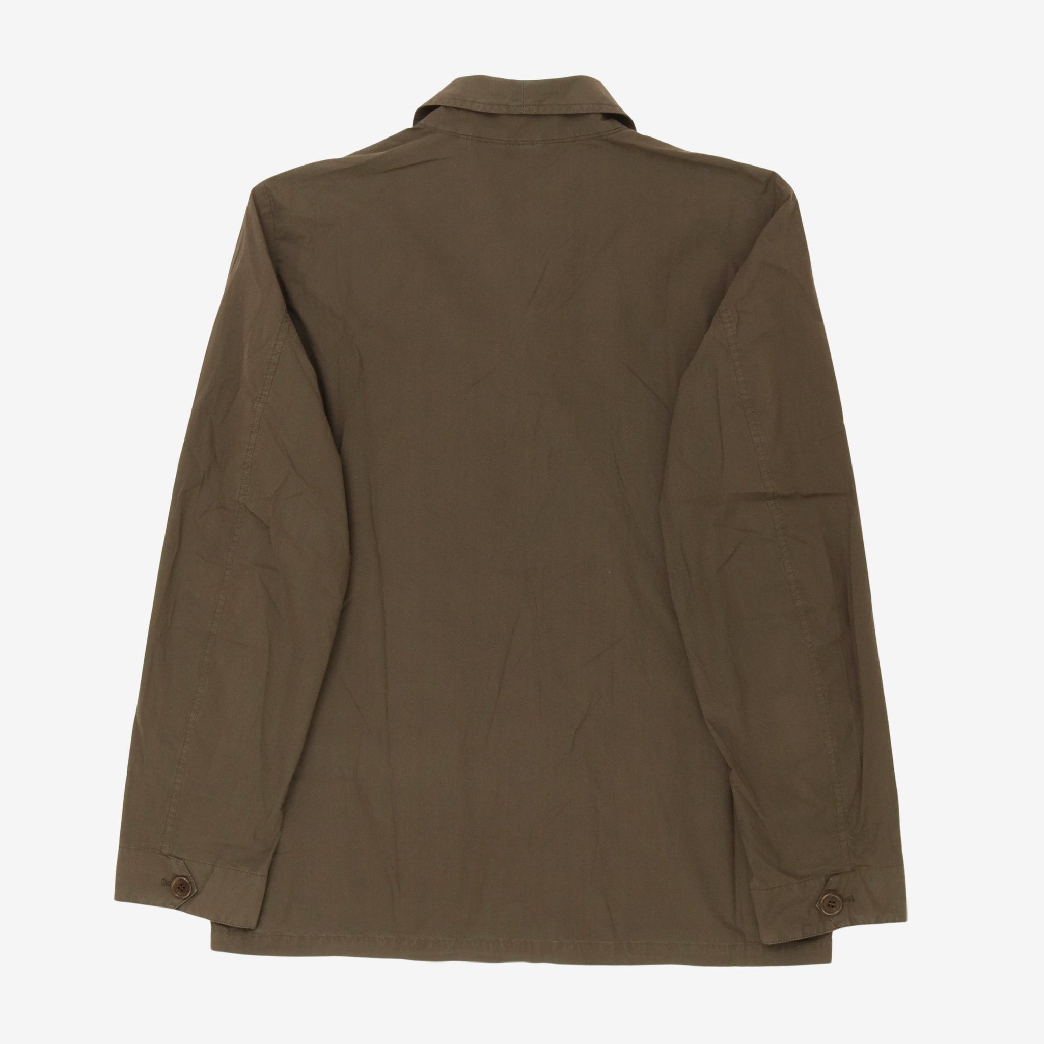 Open Collar Shirt Jacket
