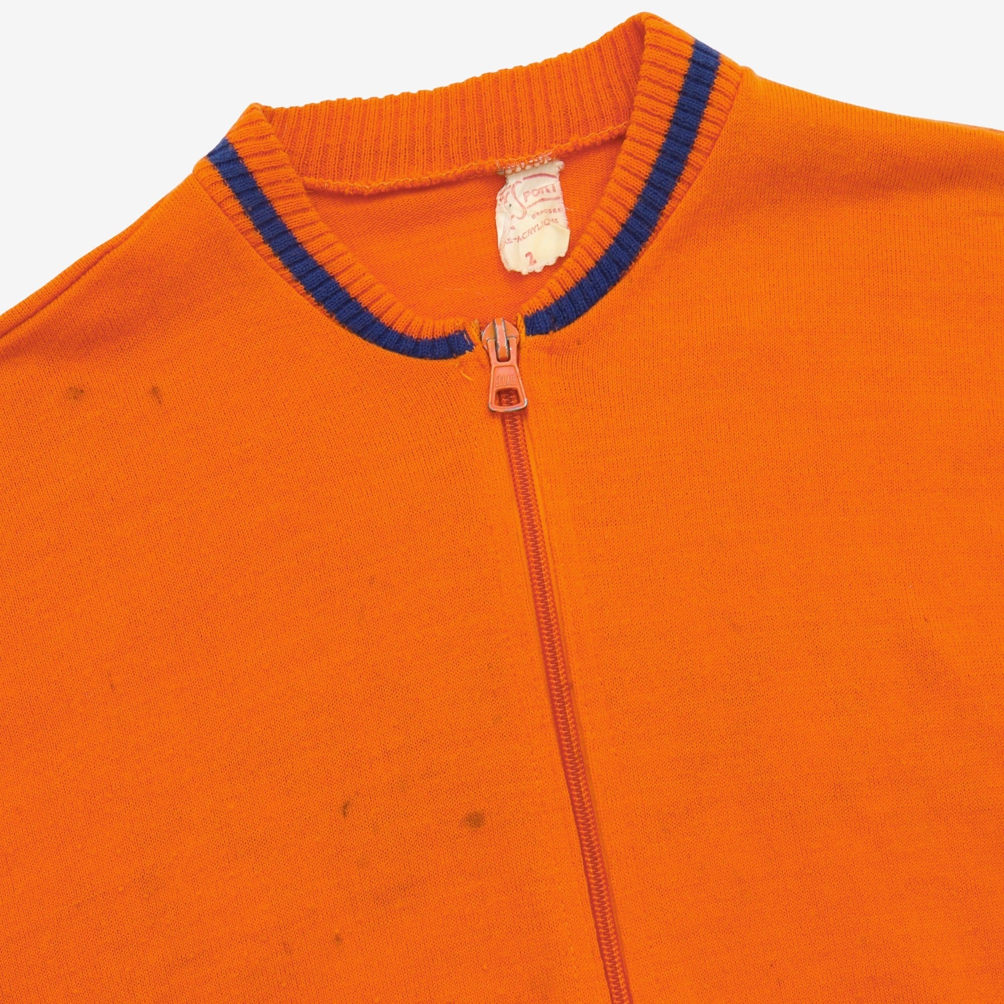 1950s French Motocomfort zip sweater