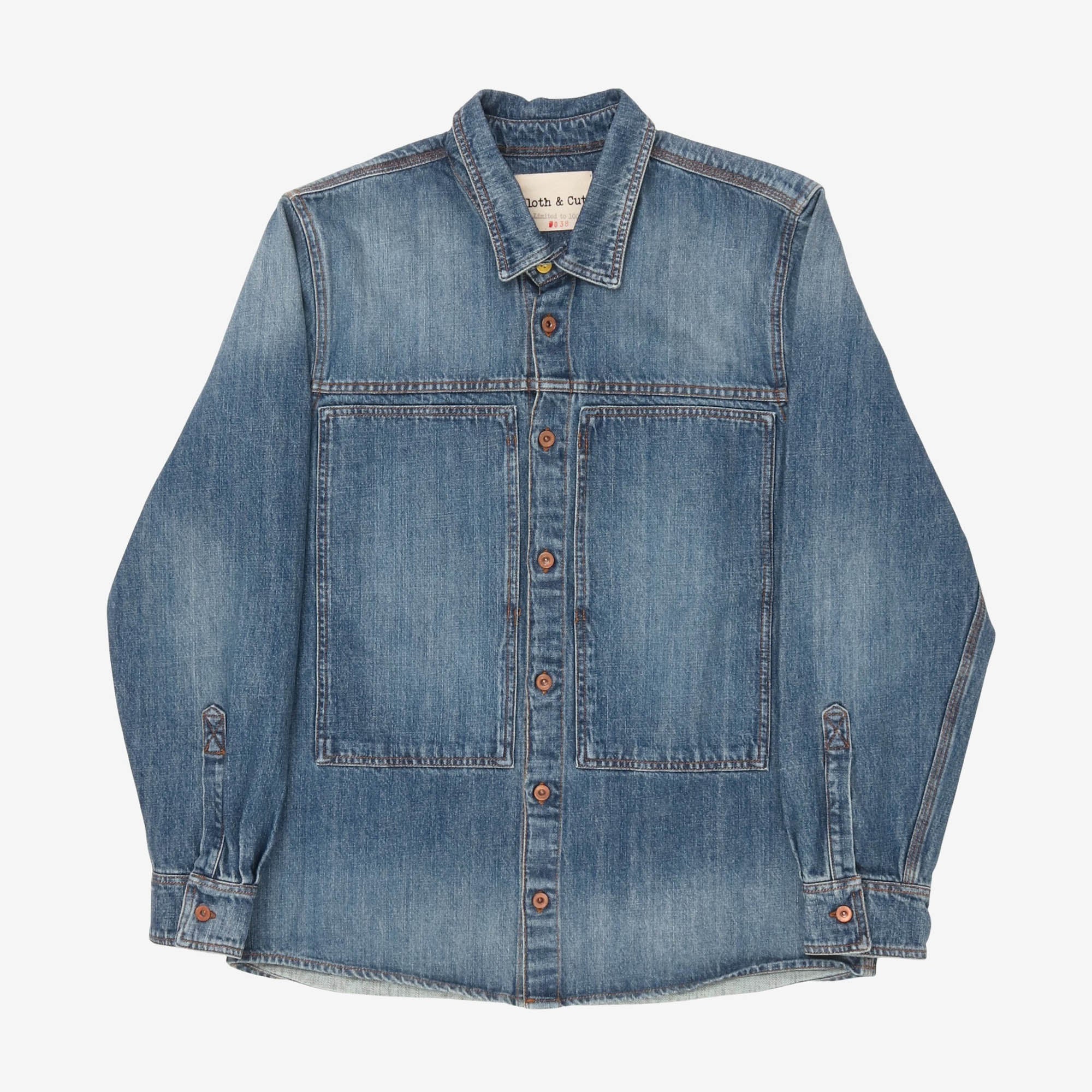 Denim Fatigue Overshirt