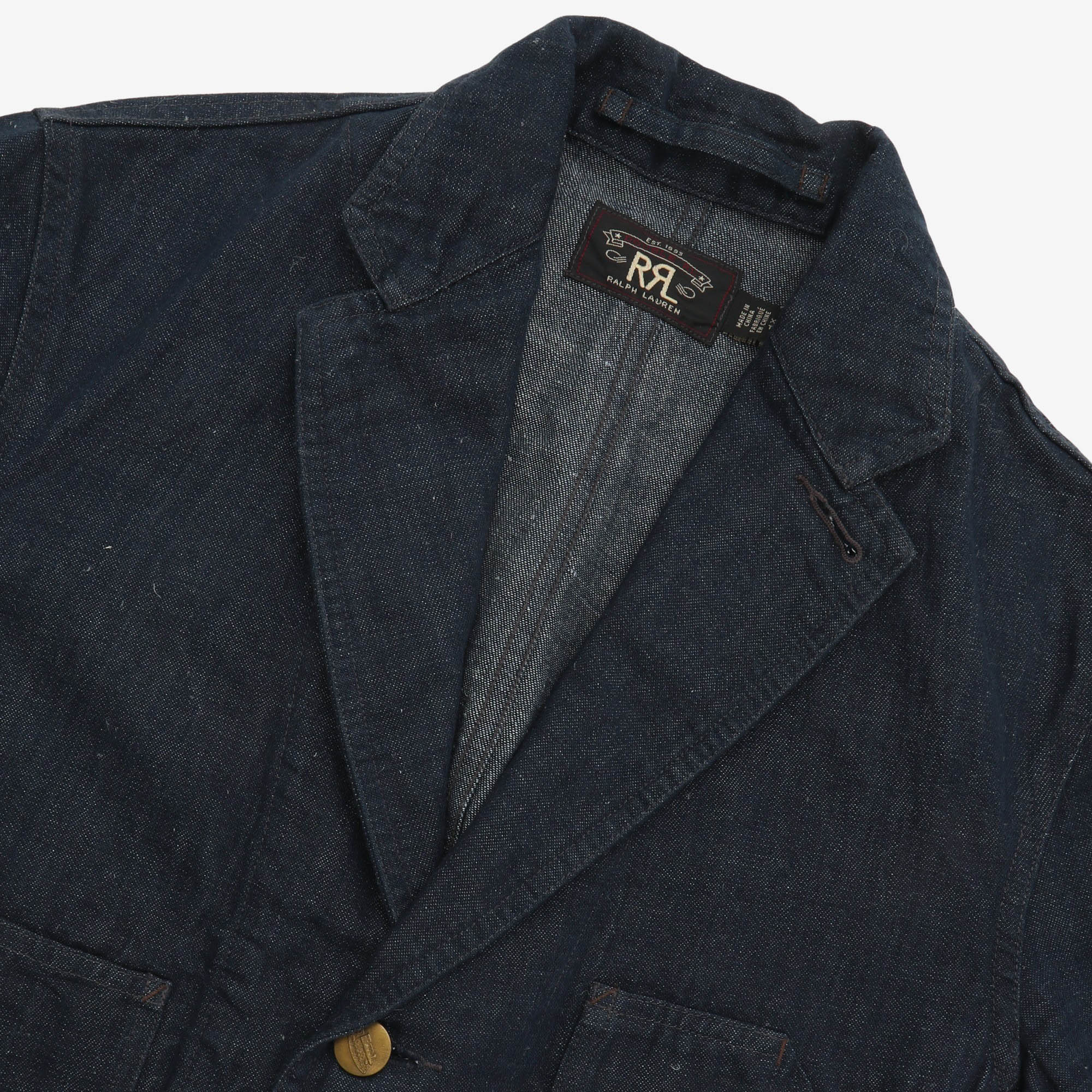 Cotton Hemp Denim Sports Coat