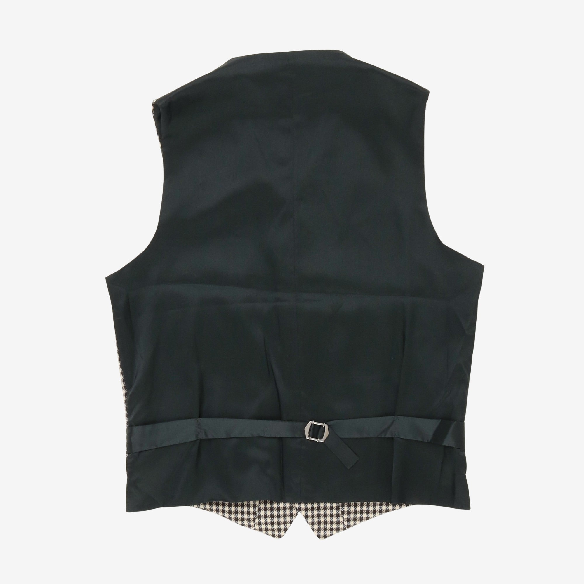 Wool Check Waistcoat