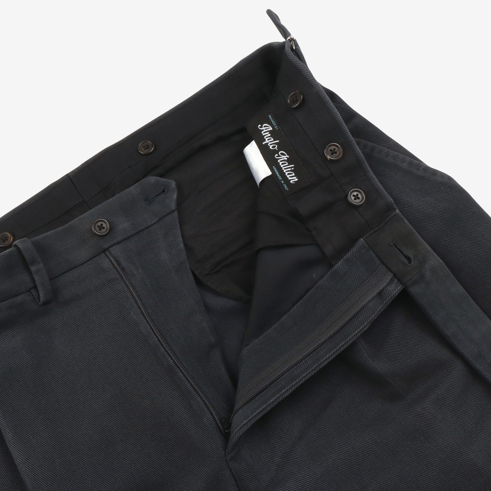 Pleated Chinos (34W X 30.5L)