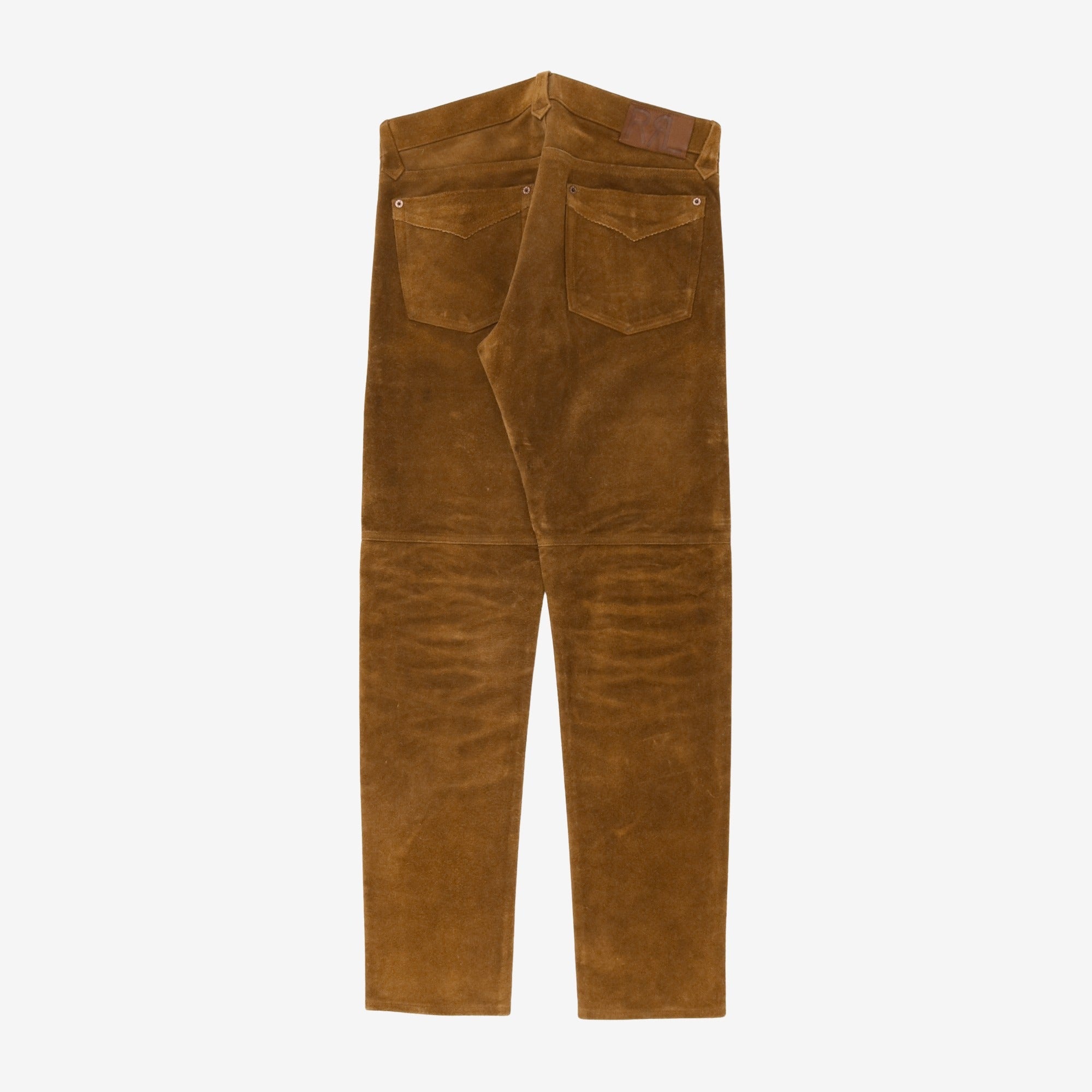 Suede Leather Ranch Pants