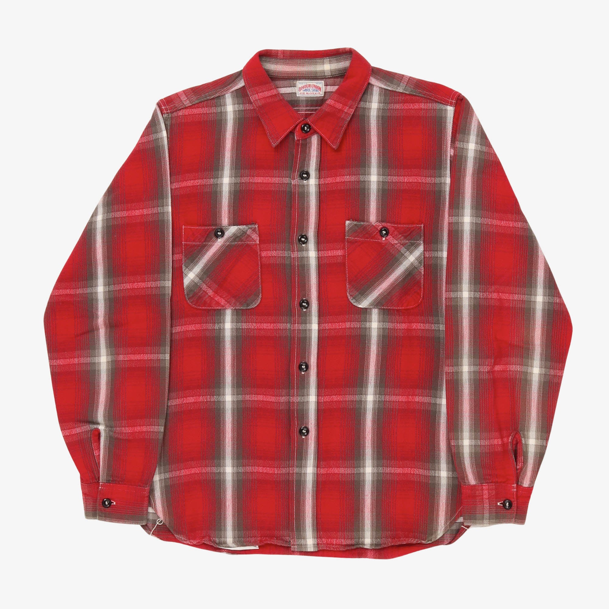 8HU Buffalo Check Flannel Shirt