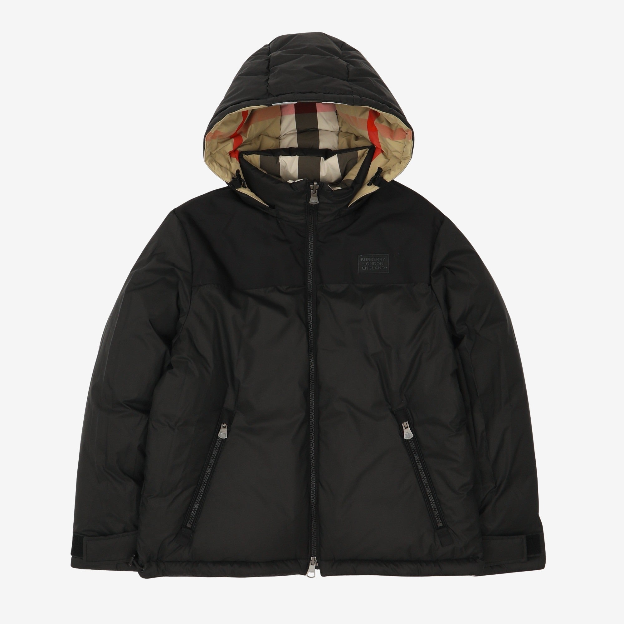 Reversible Check Puffer Jacket