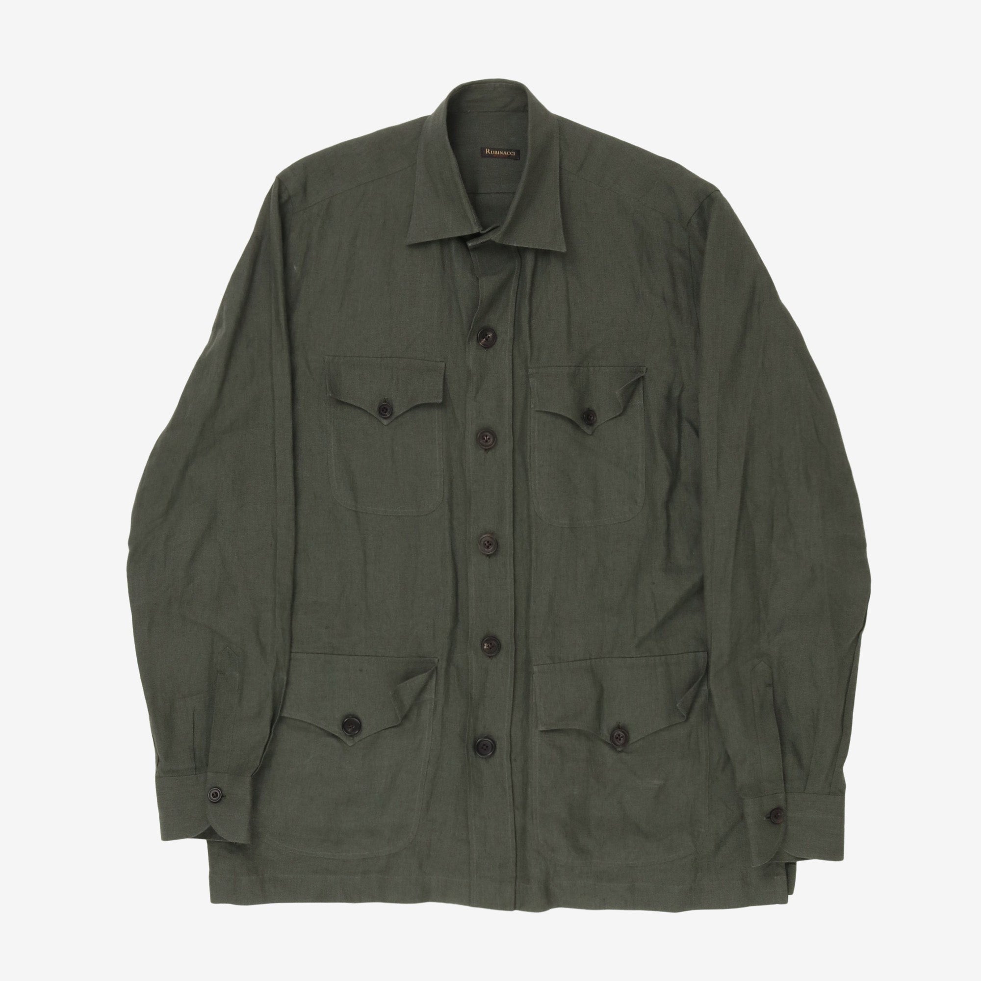 Linen Sahariana Jacket