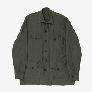 Linen Sahariana Jacket