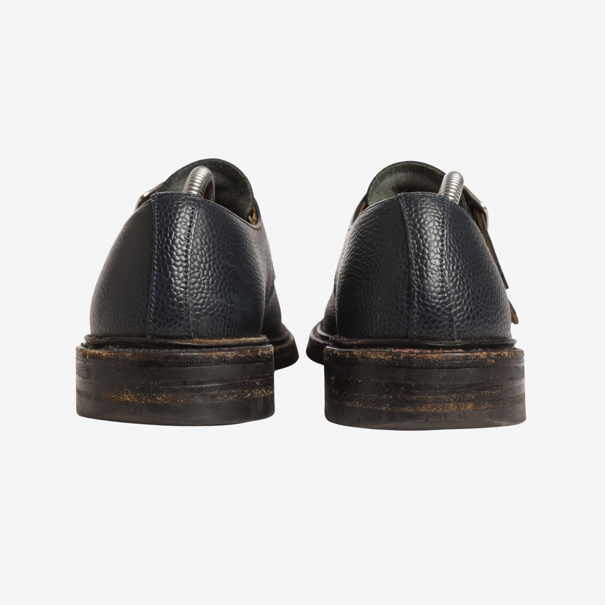 Double Buckle Monk Strap Shoes
