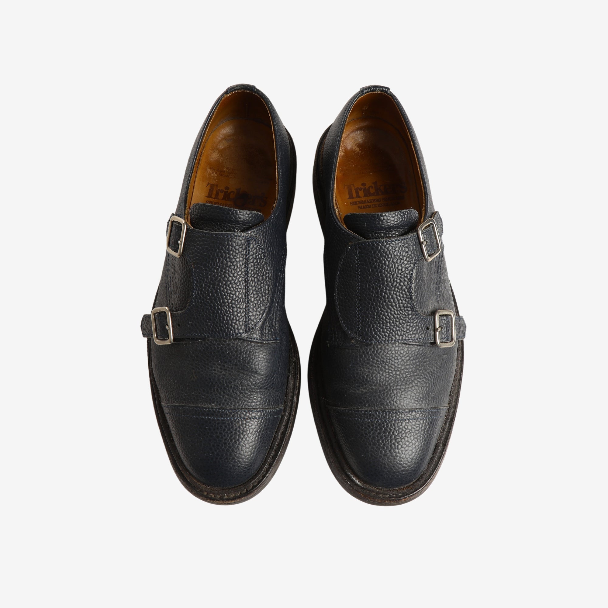 Double Buckle Monk Strap Shoes