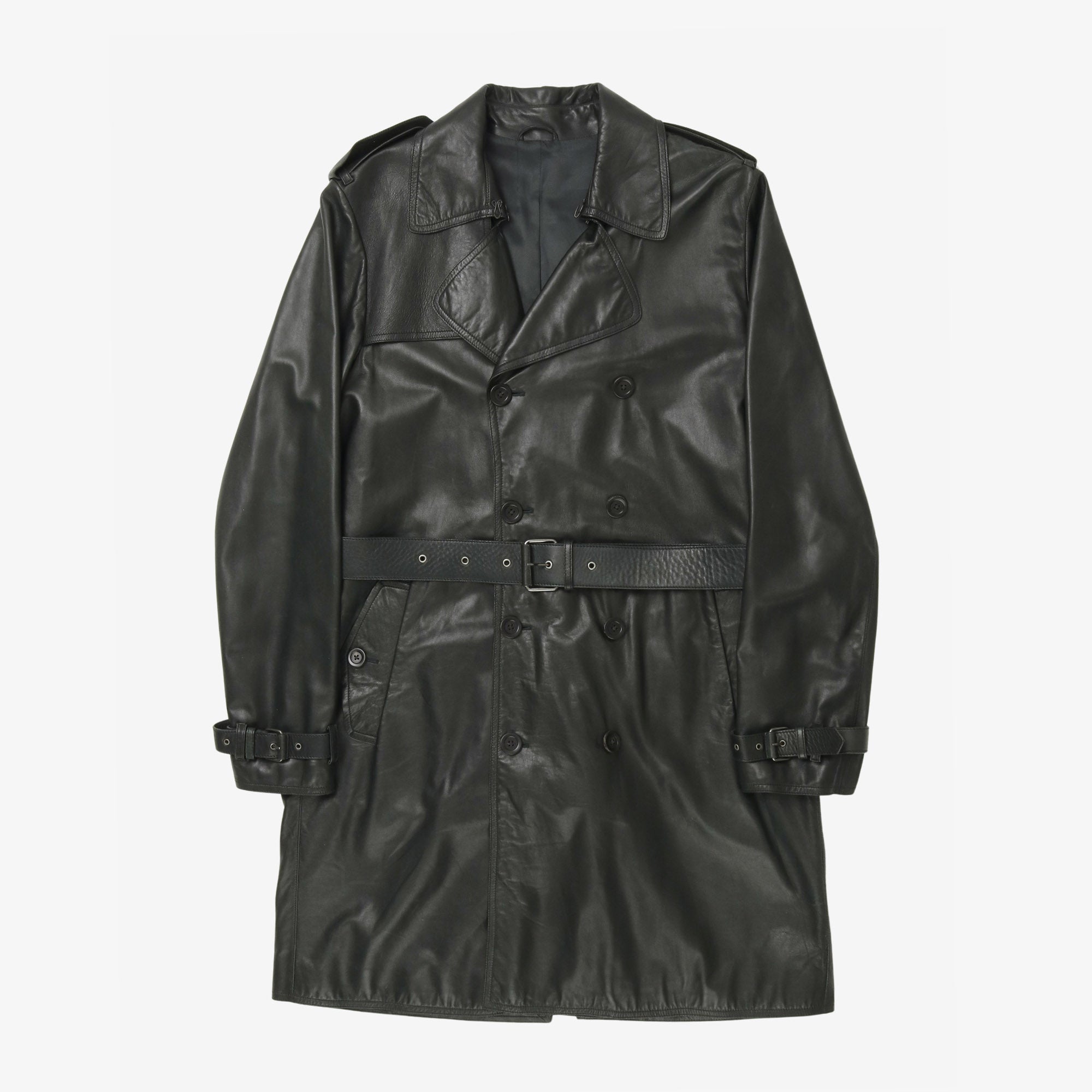 Leather Trench Coat