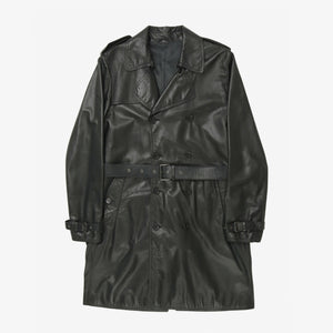 Leather Trench Coat