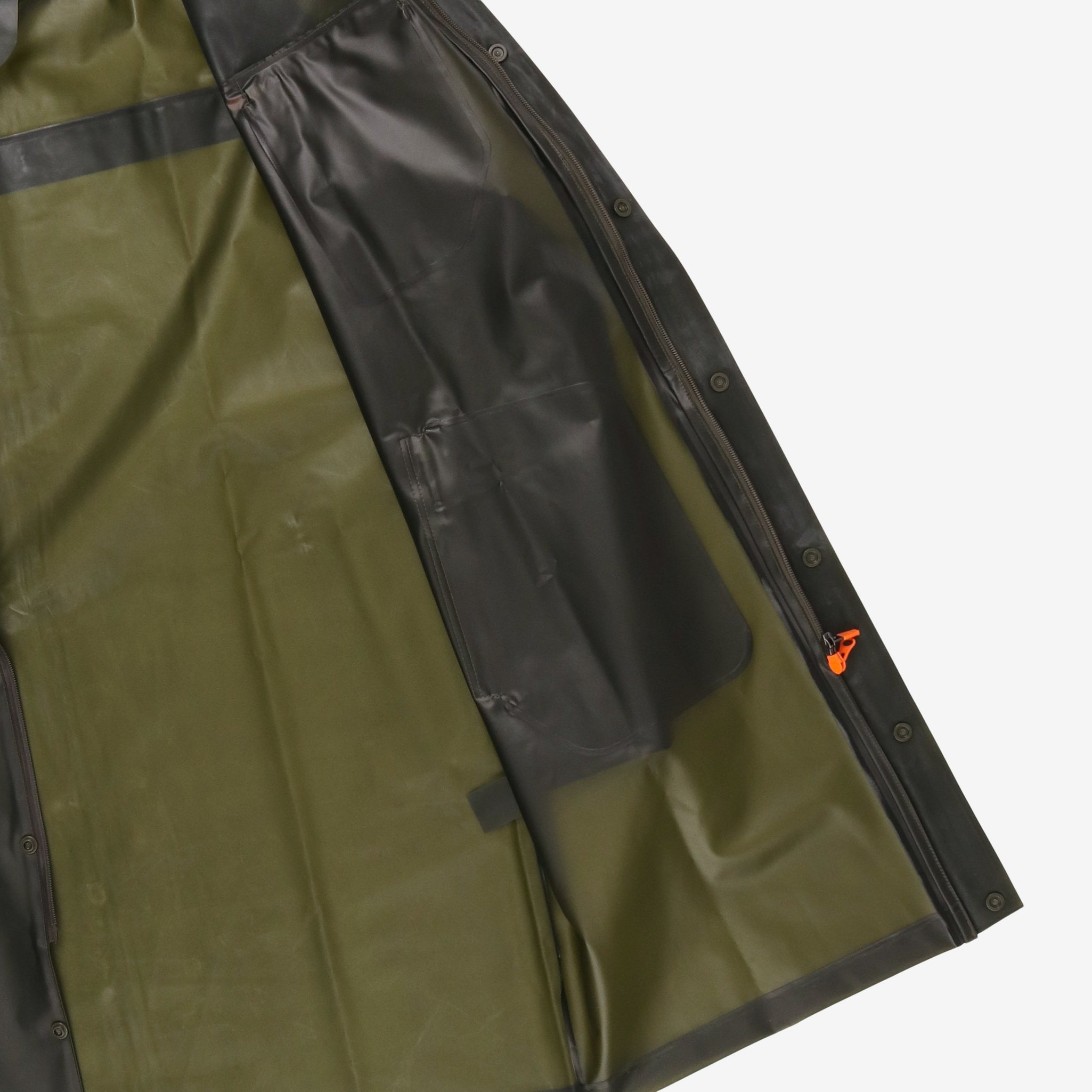 ST Dillon Seaweed Oilskin Coat