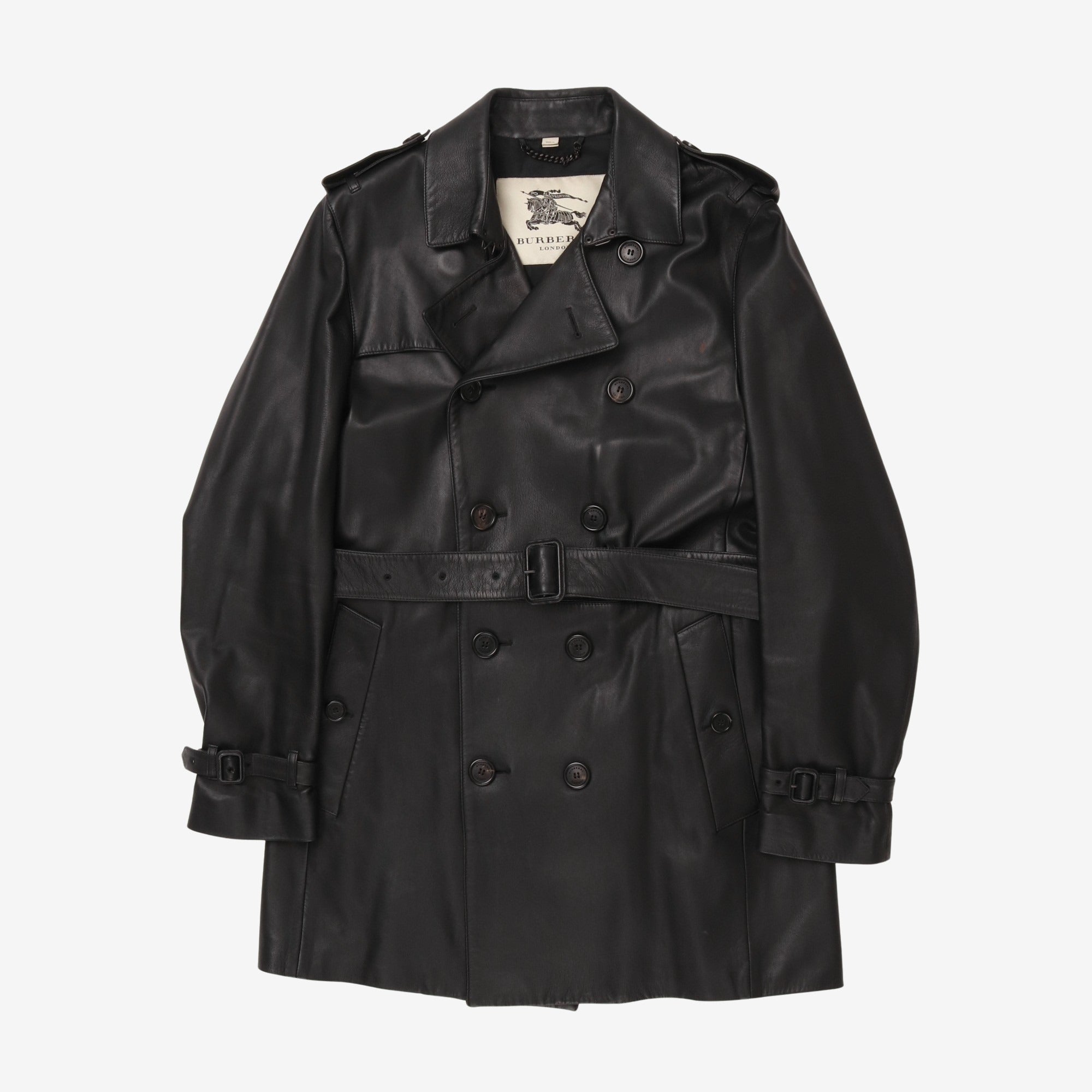 Leather Trench Coat