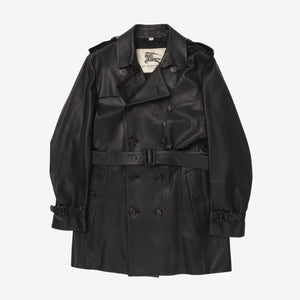 Leather Trench Coat