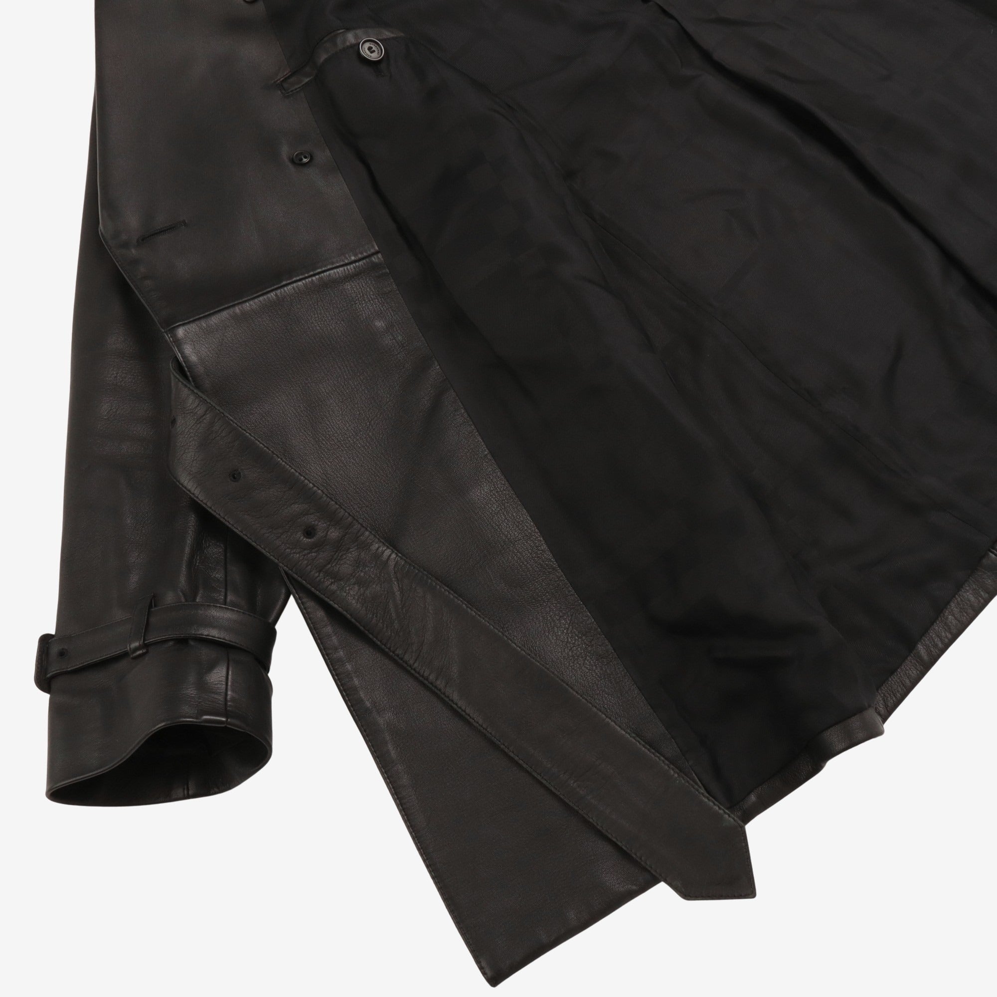 Leather Trench Coat