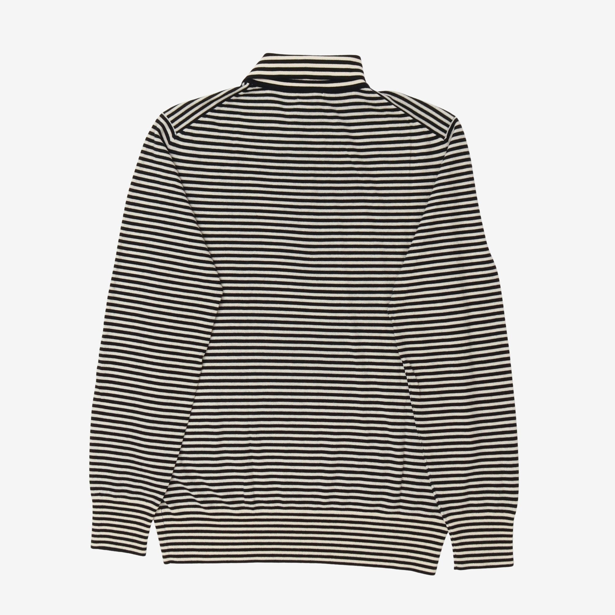 Striped Merino Polo Shirt