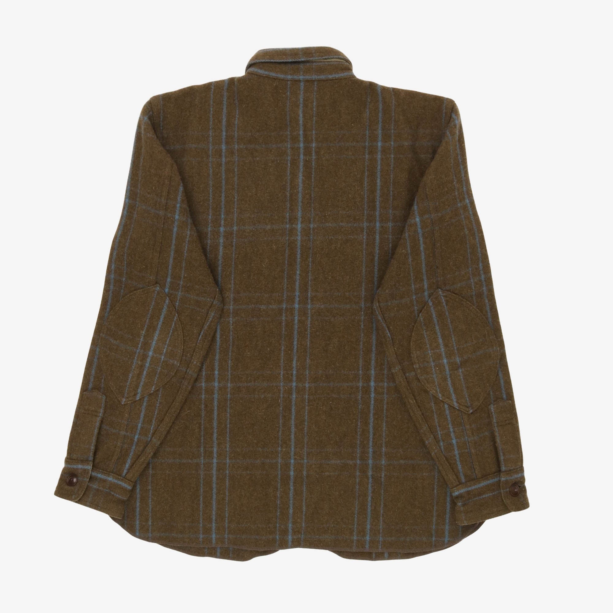 Wool Plaid Check Shirt