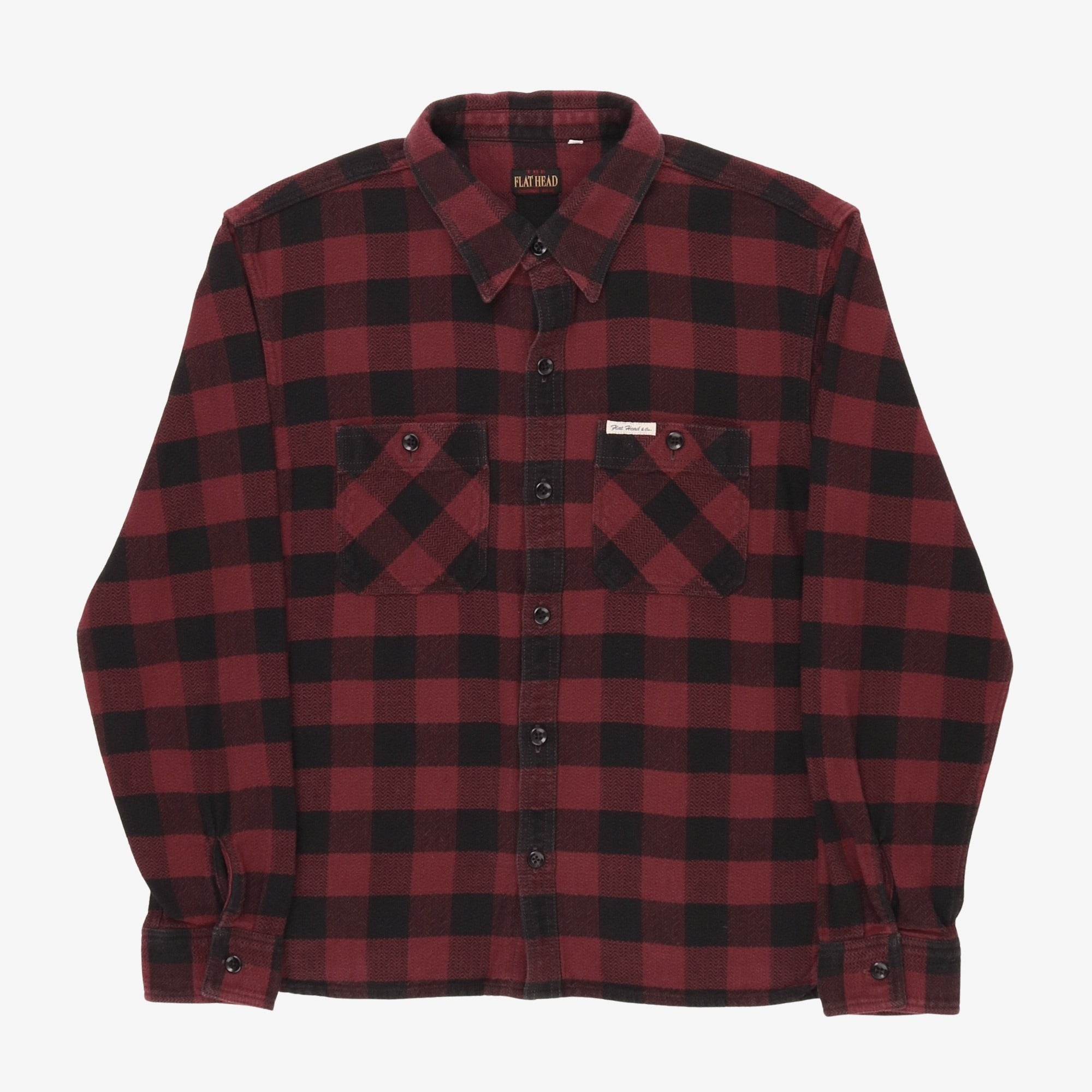 Buffalo Check Flannel Work Shirt