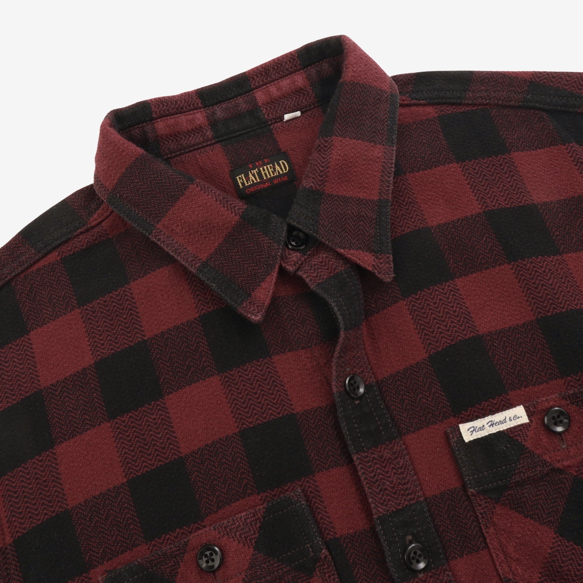 Buffalo Check Flannel Work Shirt