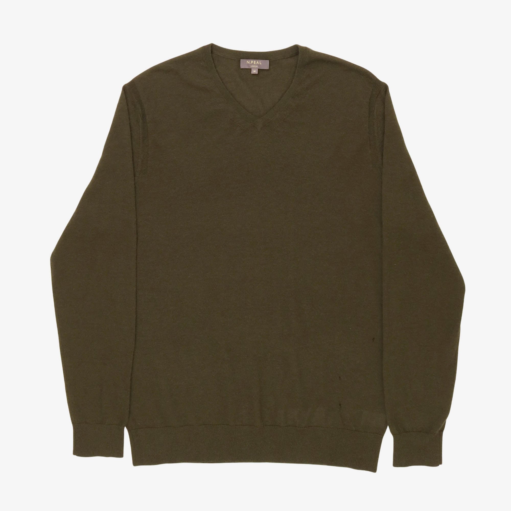 V-Neck Cashmere Silk Sweater