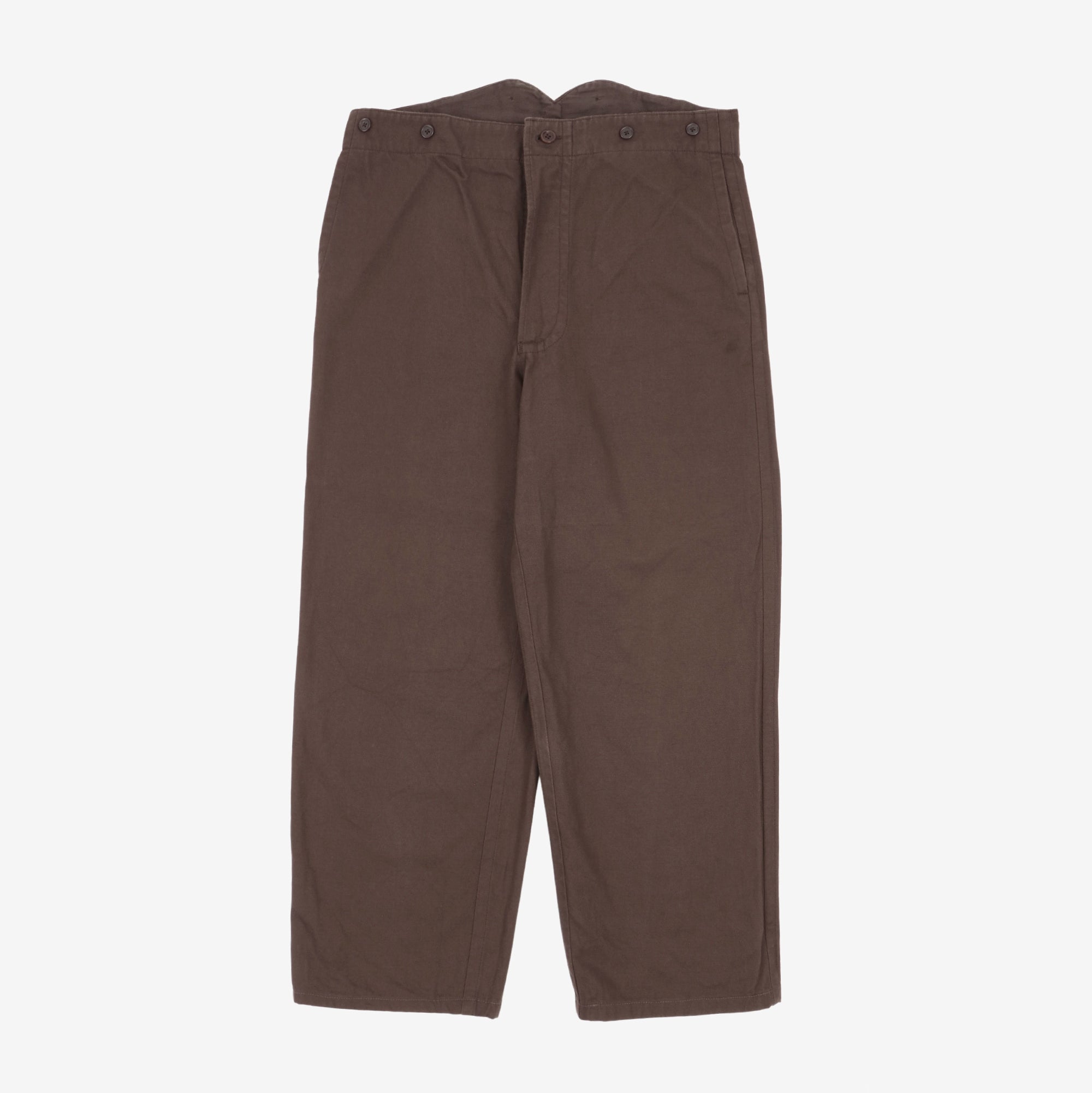 Cinch Back High Waist Work Trousers (36W X 28L)