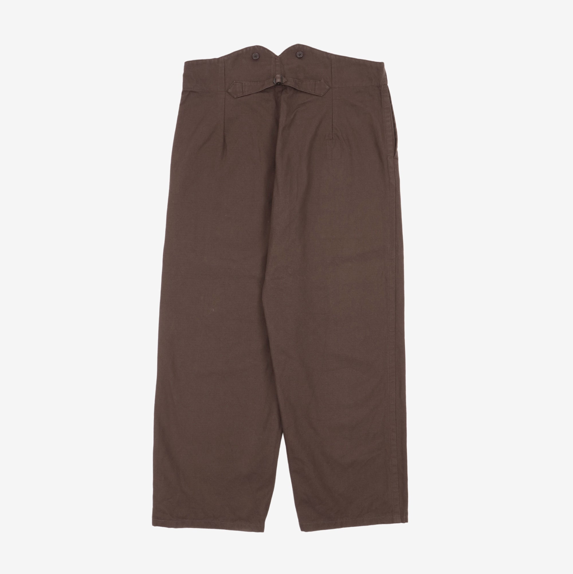 Cinch Back High Waist Work Trousers (36W X 28L)