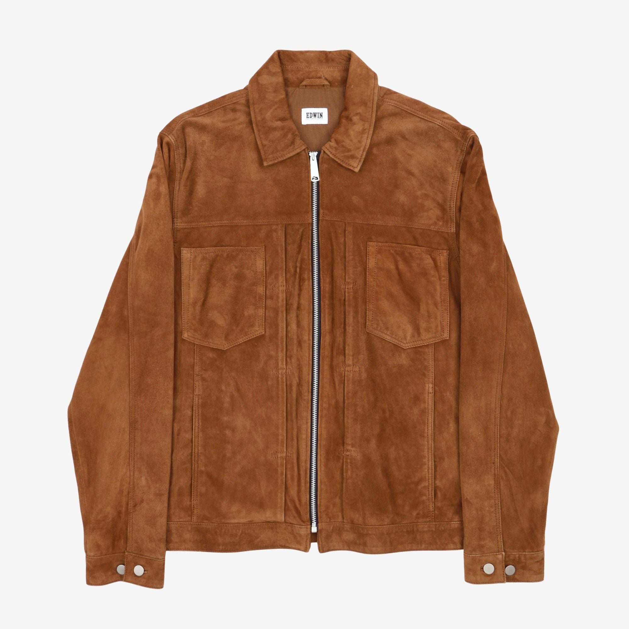 Suede Panhead Zip Jacket