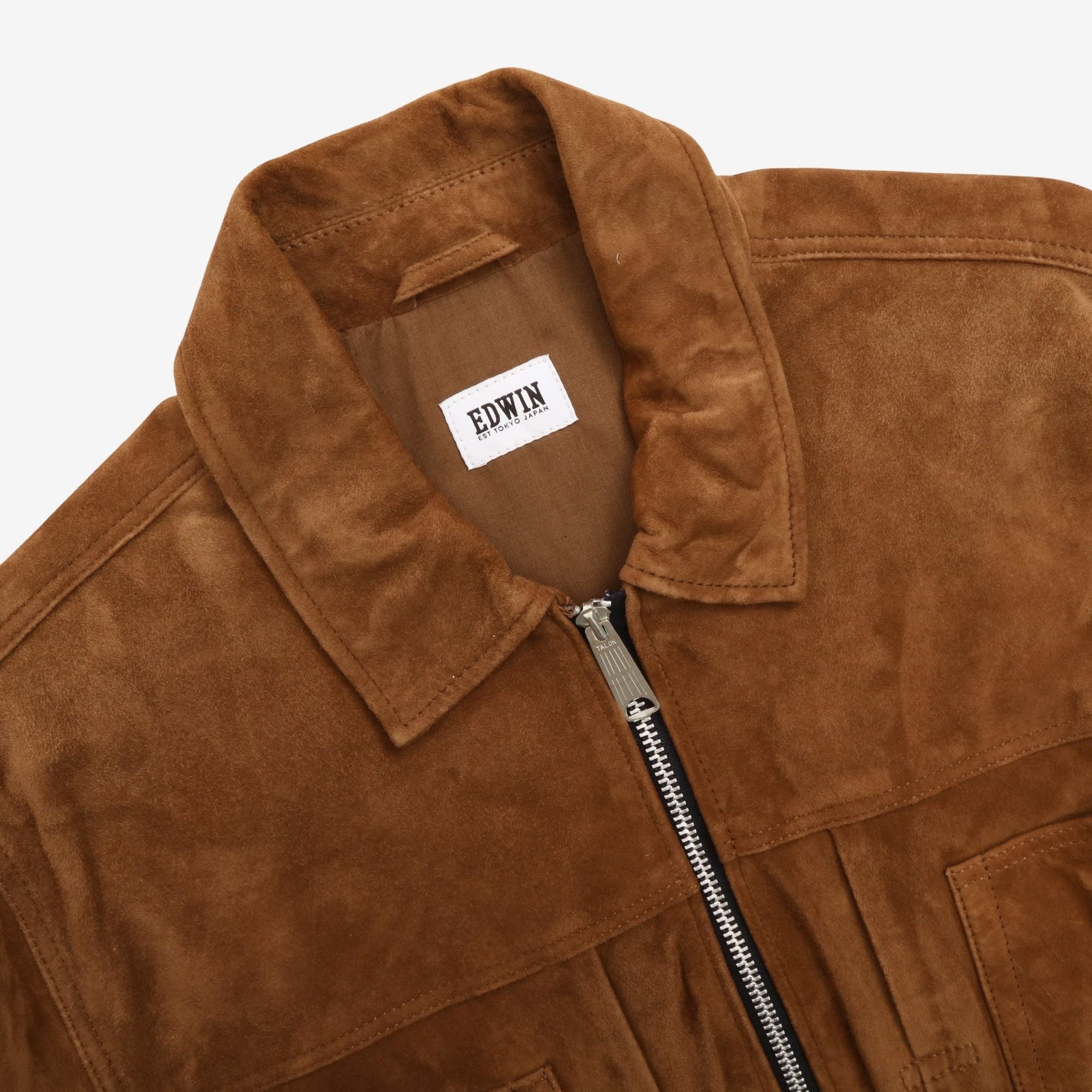 Suede Panhead Zip Jacket