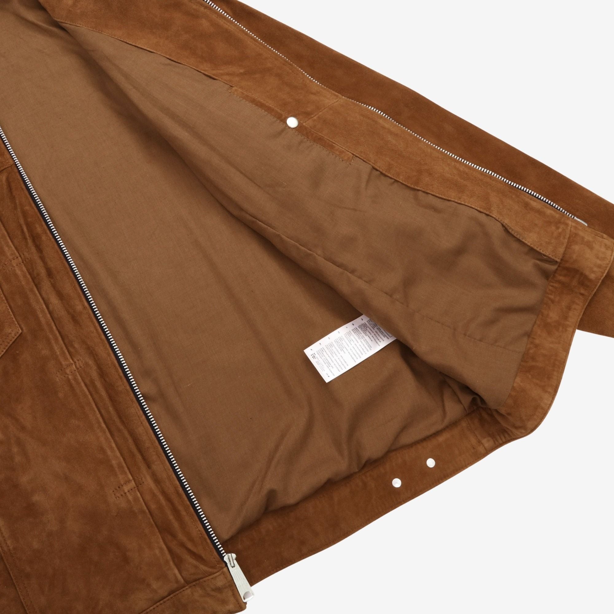Suede Panhead Zip Jacket
