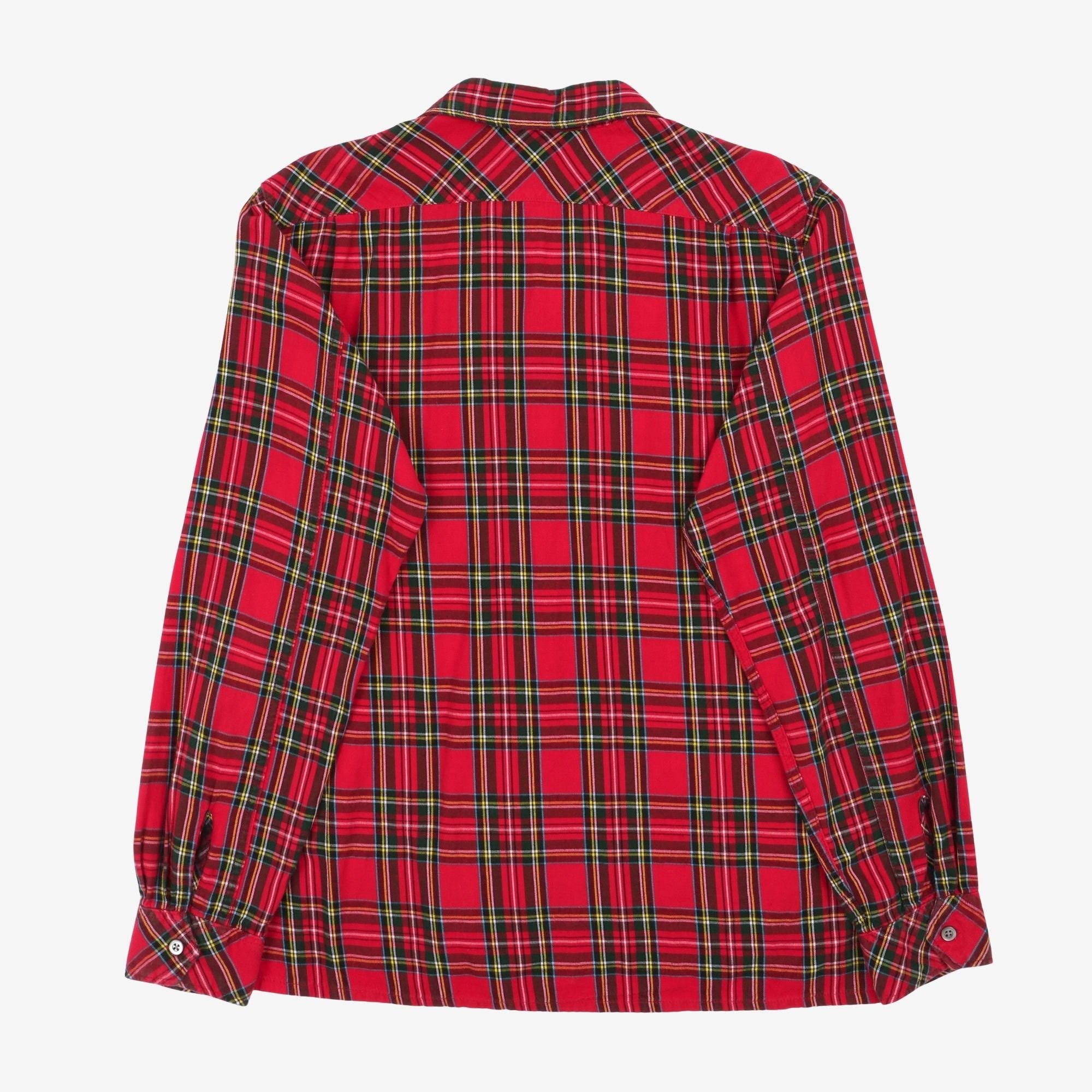 Camp Collar Tartan Shirt