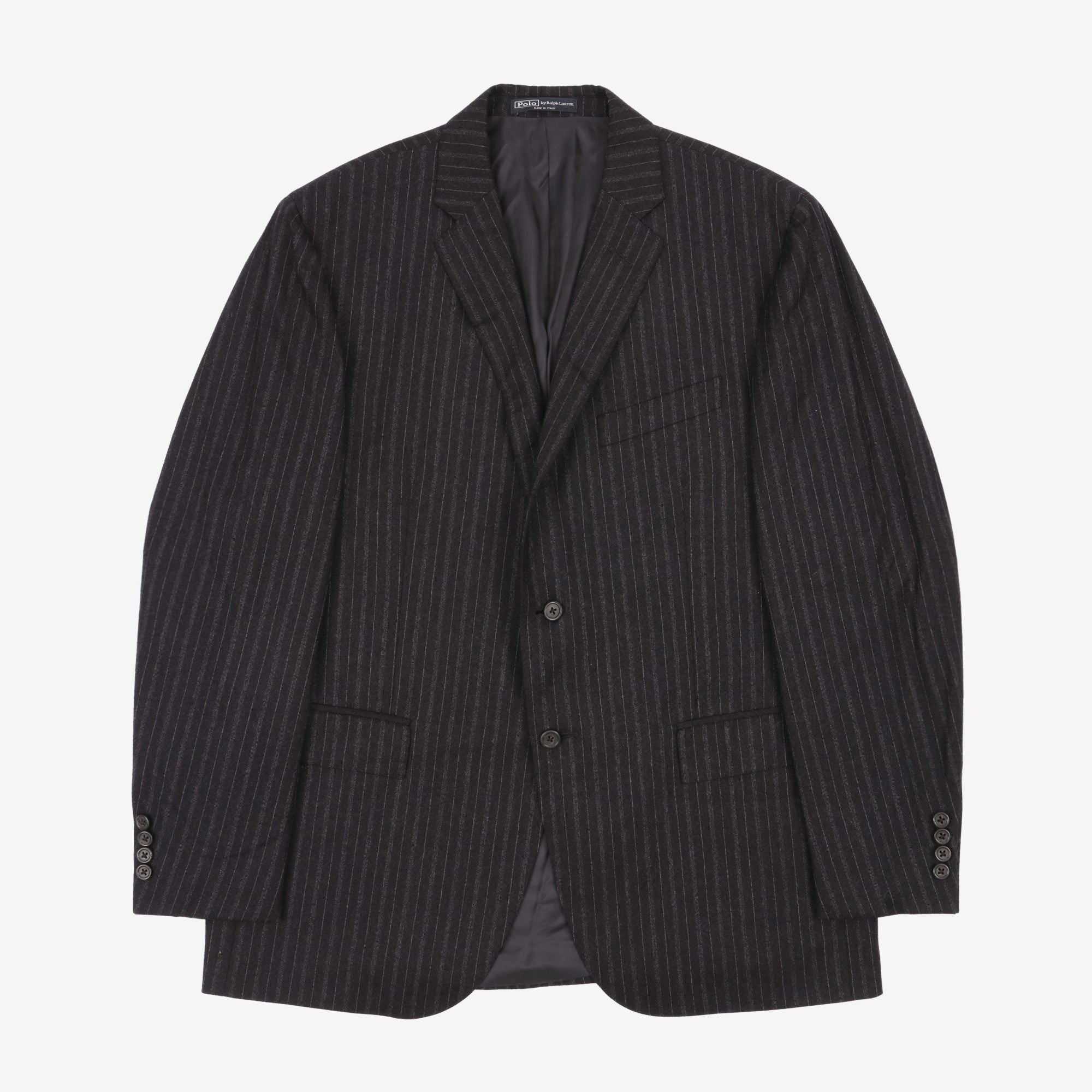 Striped Virgin Wool Suit