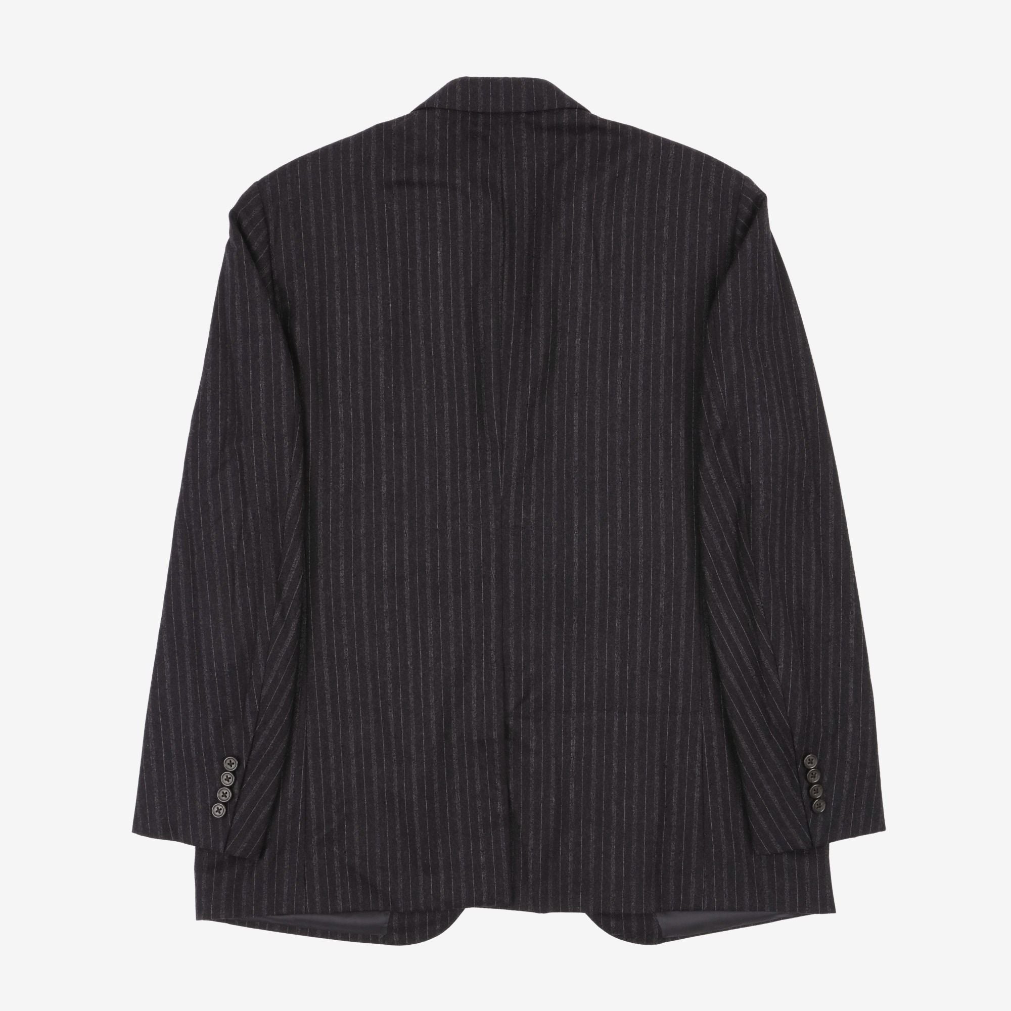 Striped Virgin Wool Suit