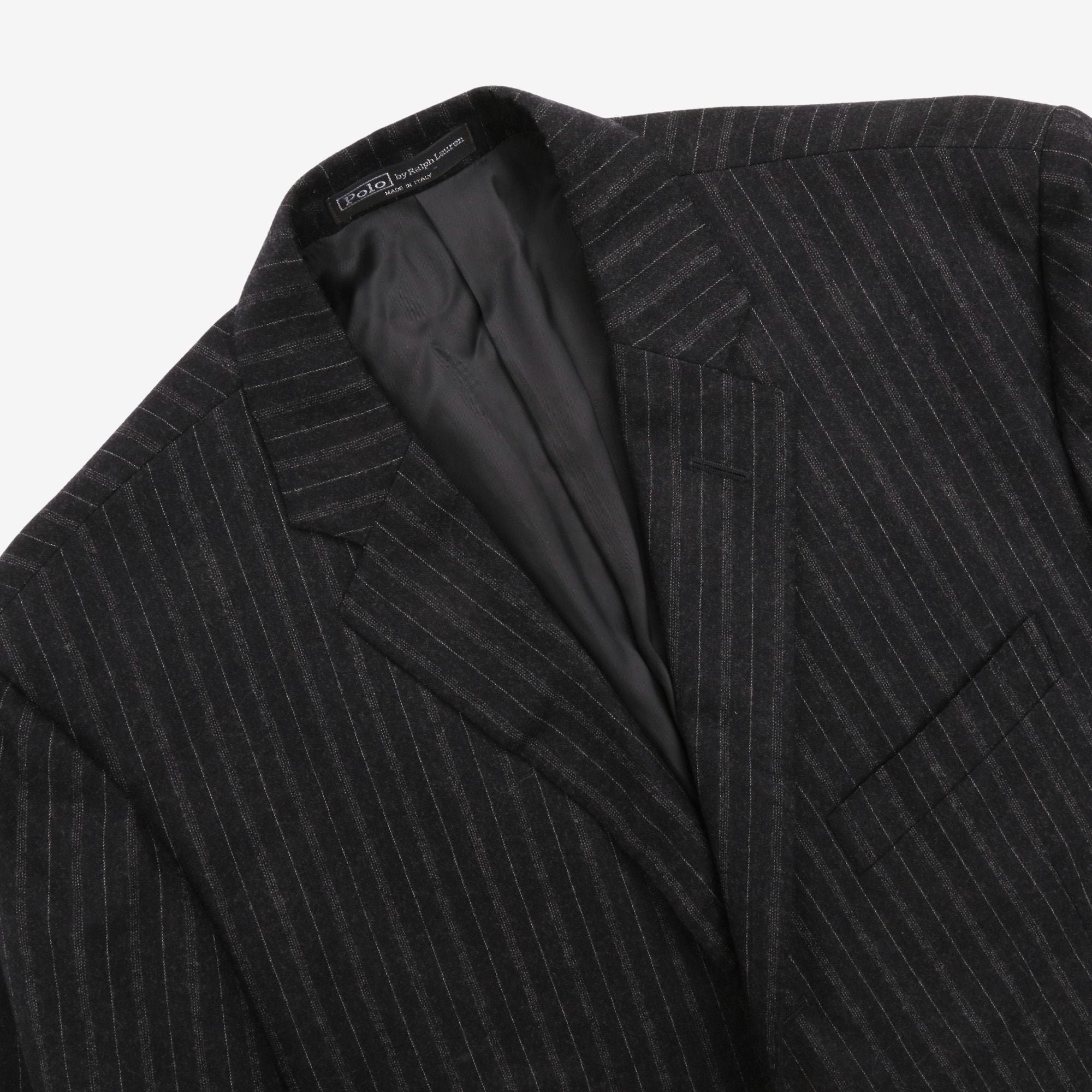Striped Virgin Wool Suit