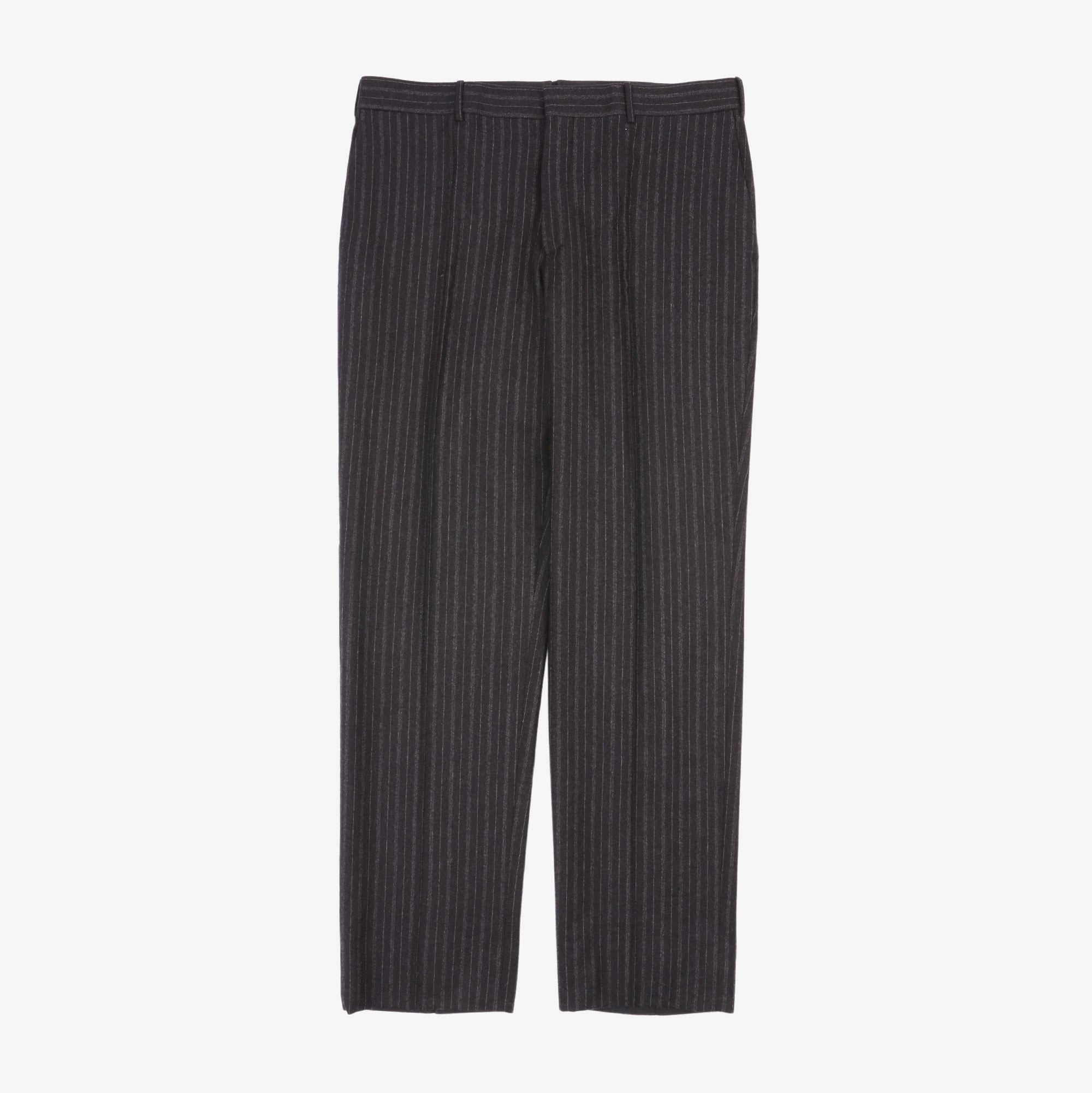 Striped Virgin Wool Suit