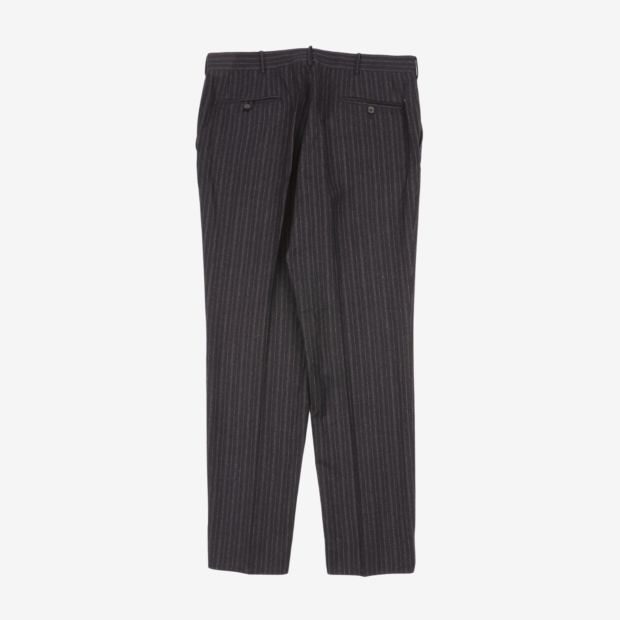 Striped Virgin Wool Suit