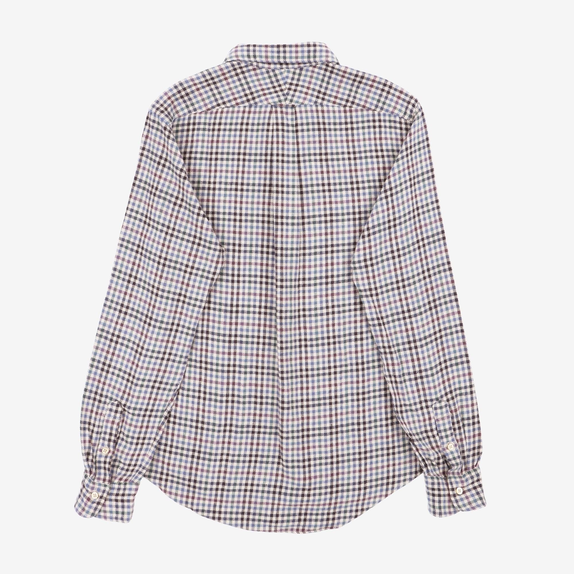 Jinji Gingham Flannel Shirt