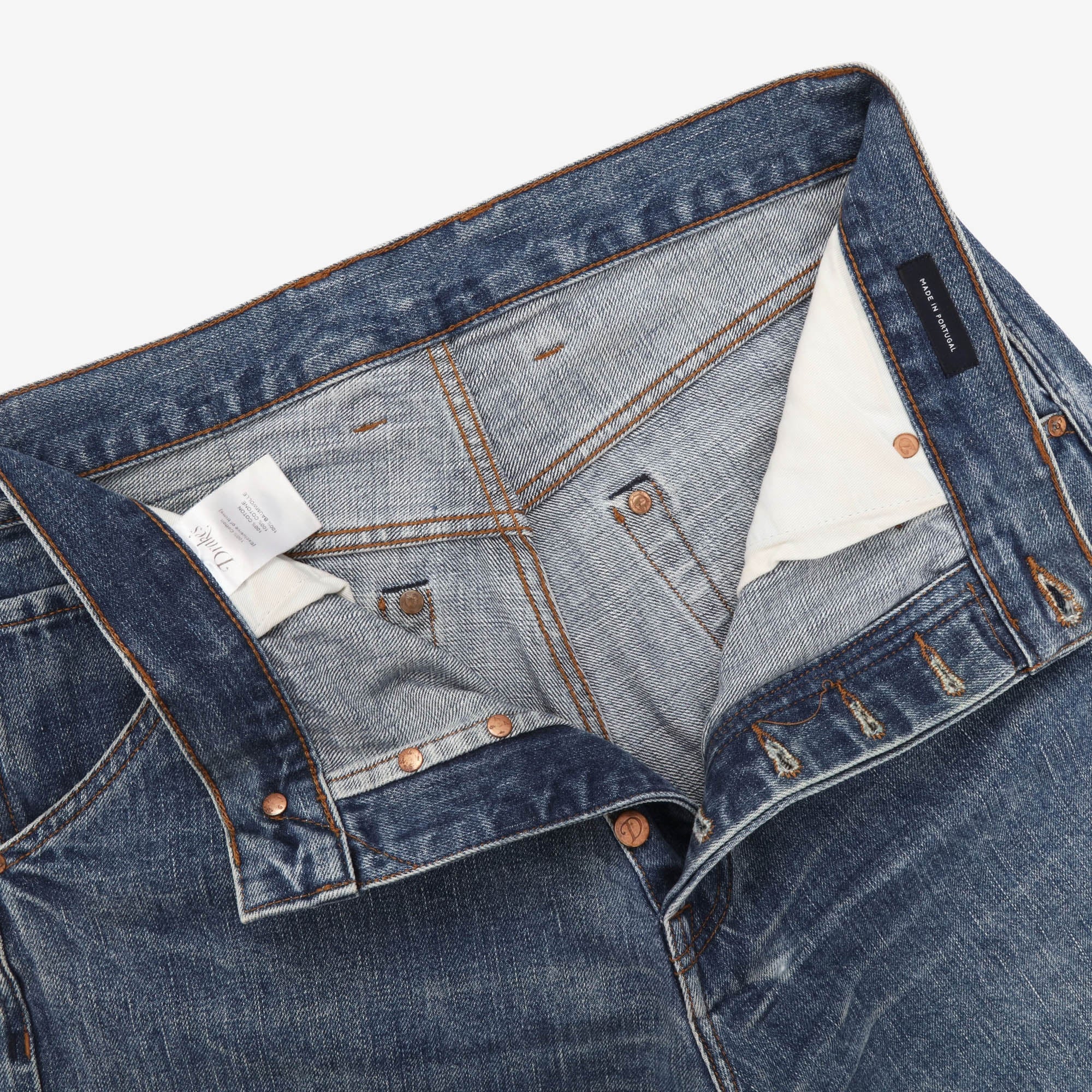 Tapered Selvedge Denim Jeans (32W X 27L)
