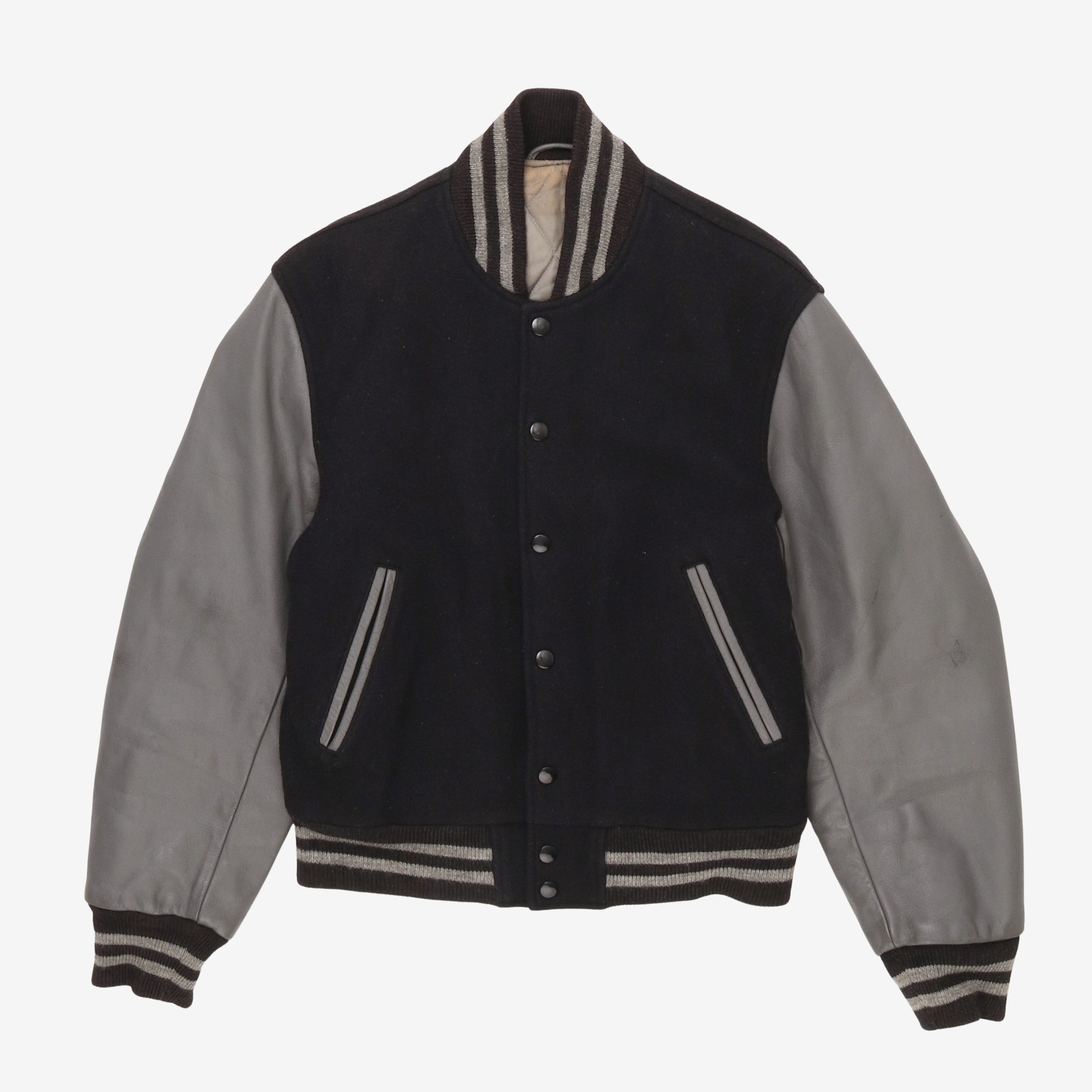 Set in Sleeve Varsity Jacket