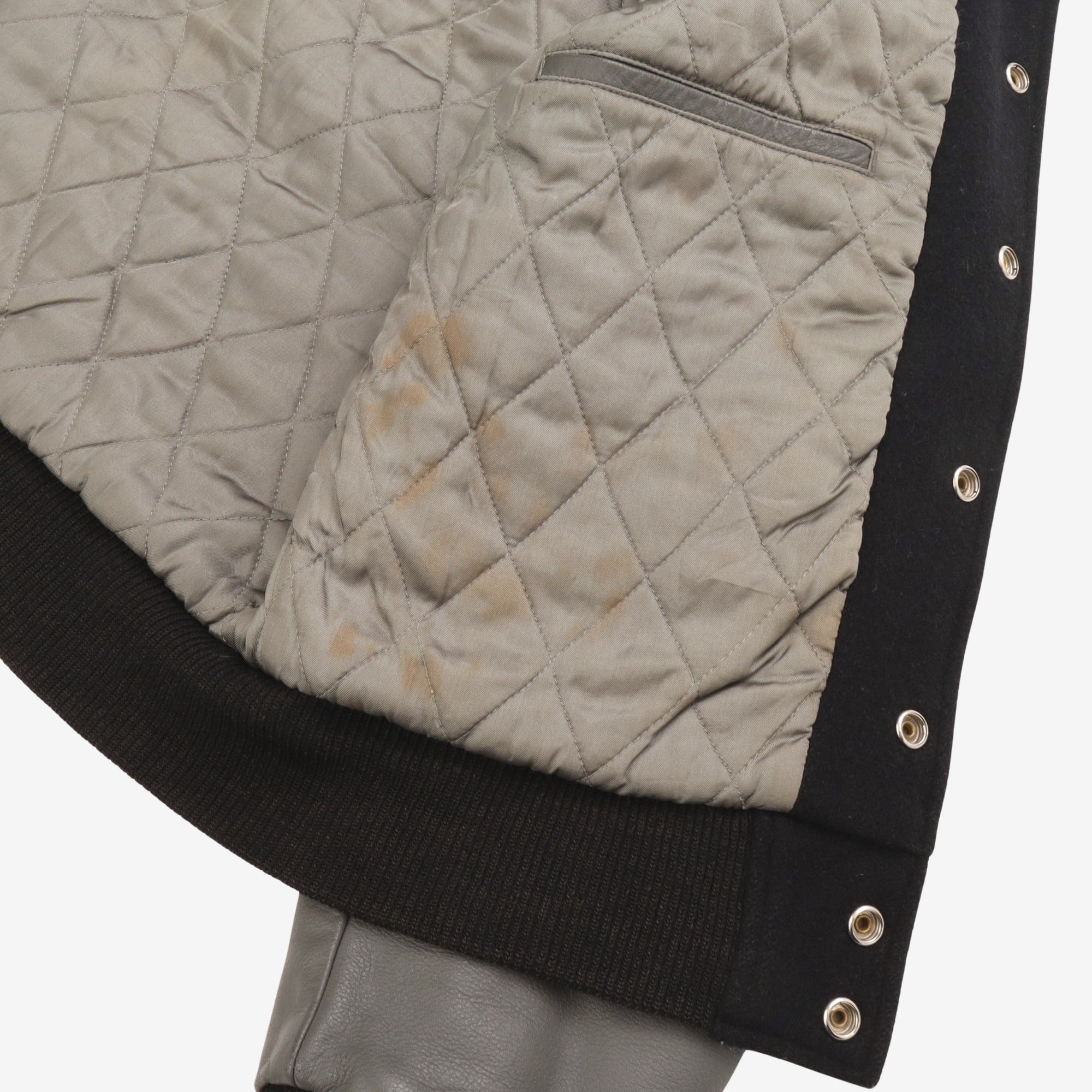 Set in Sleeve Varsity Jacket