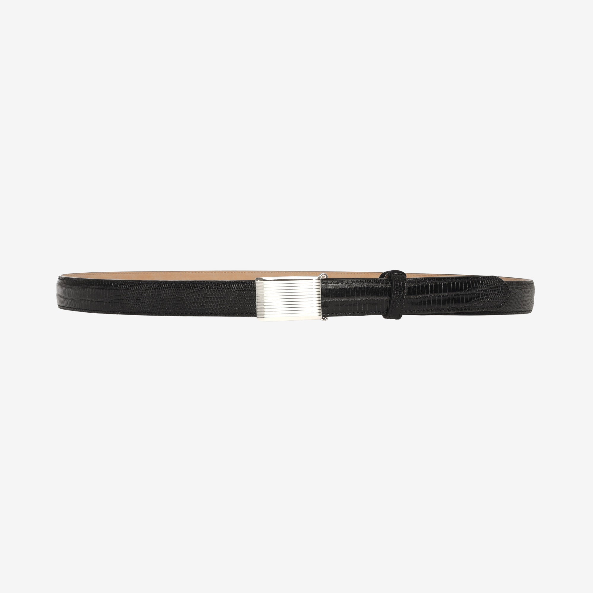 Embossed Lizard Campus Belt