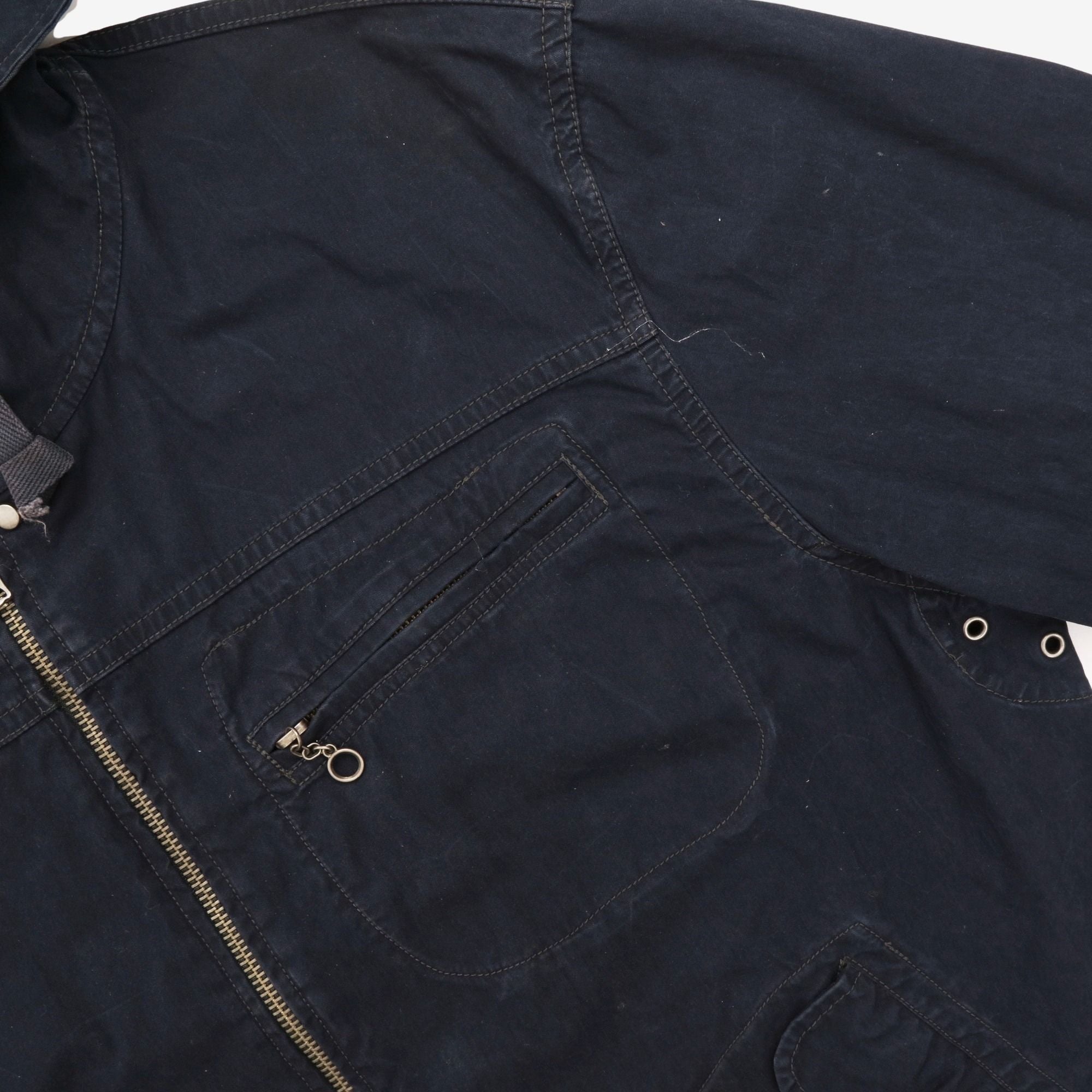 Vintage Hooded Utility Jacket