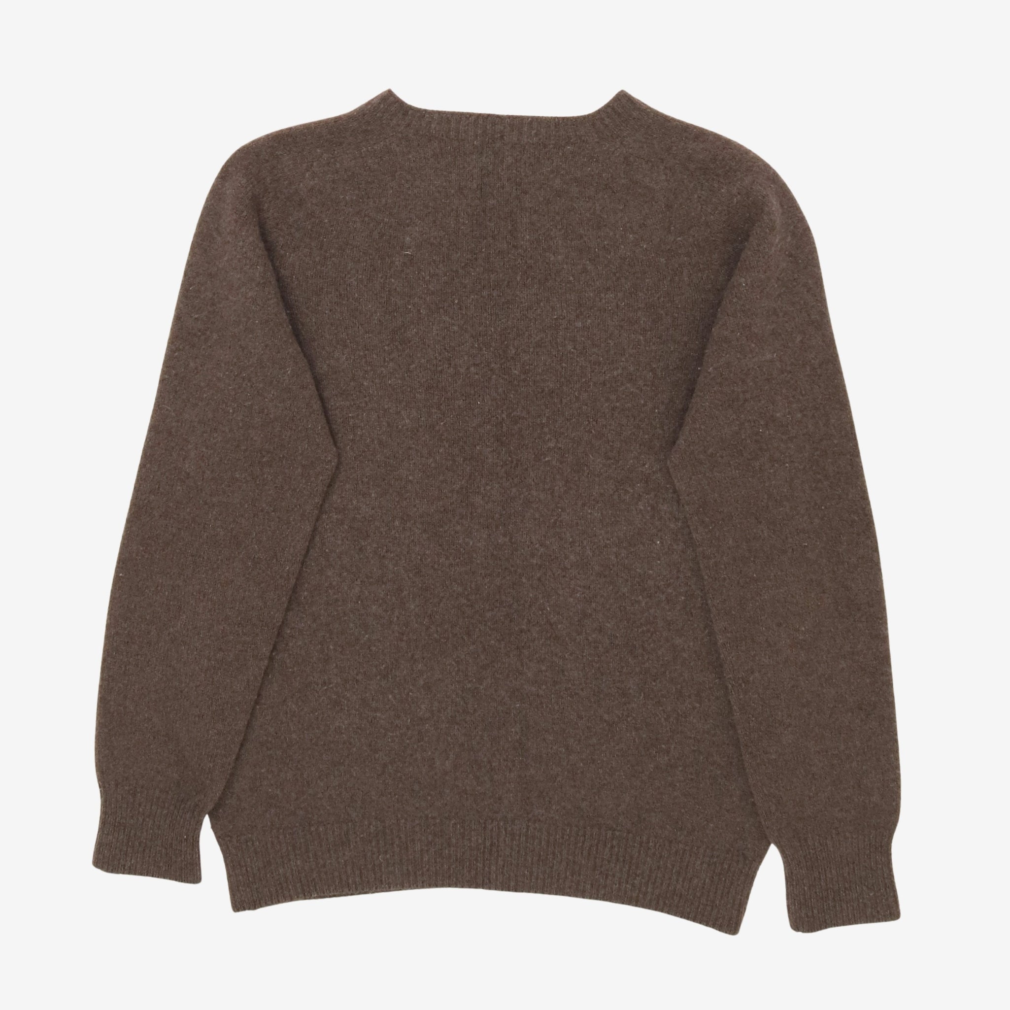 Wool Cashmere Crewneck Sweater