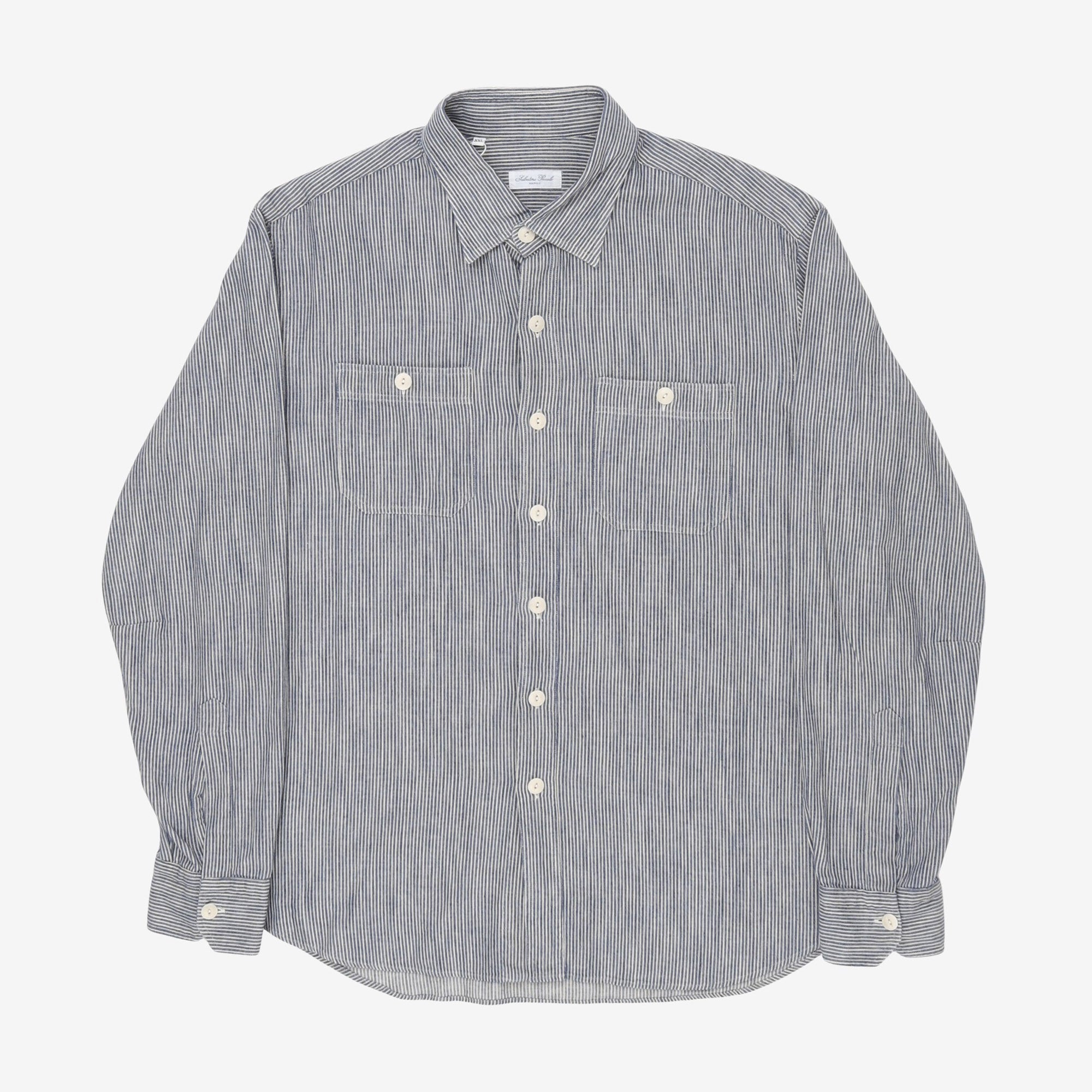 Striped Work Shirt